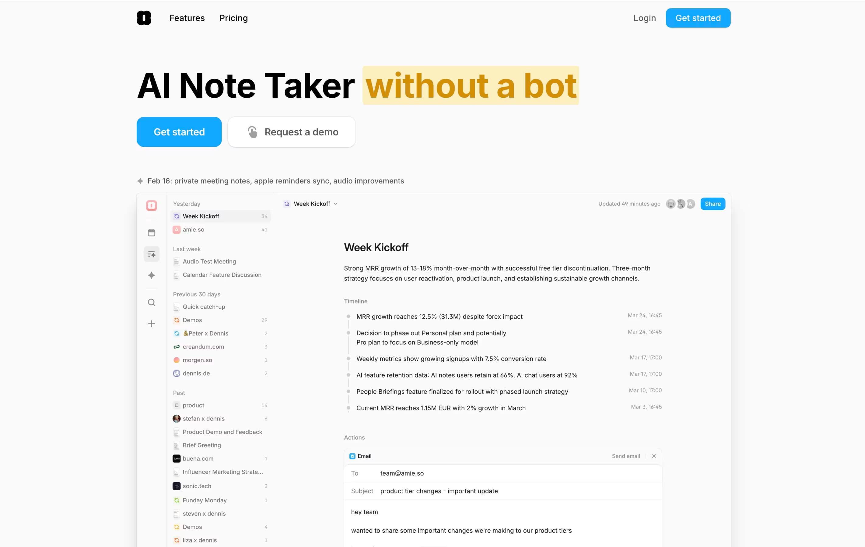 Amie featured screenshot