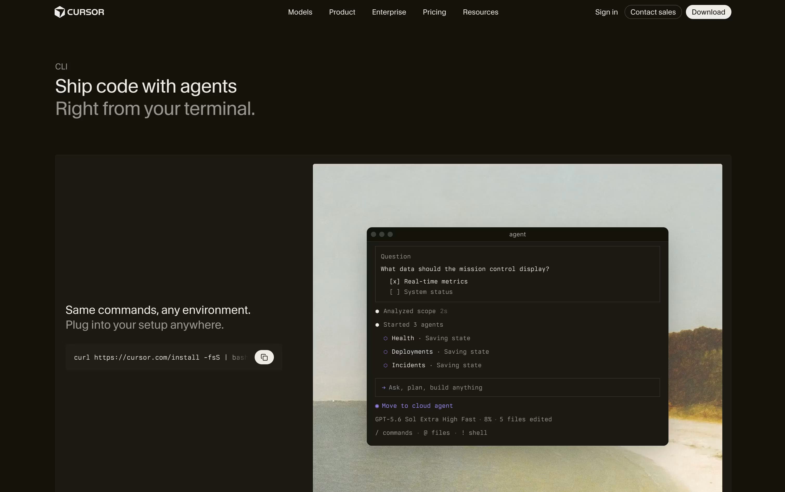 Cursor CLI featured screenshot