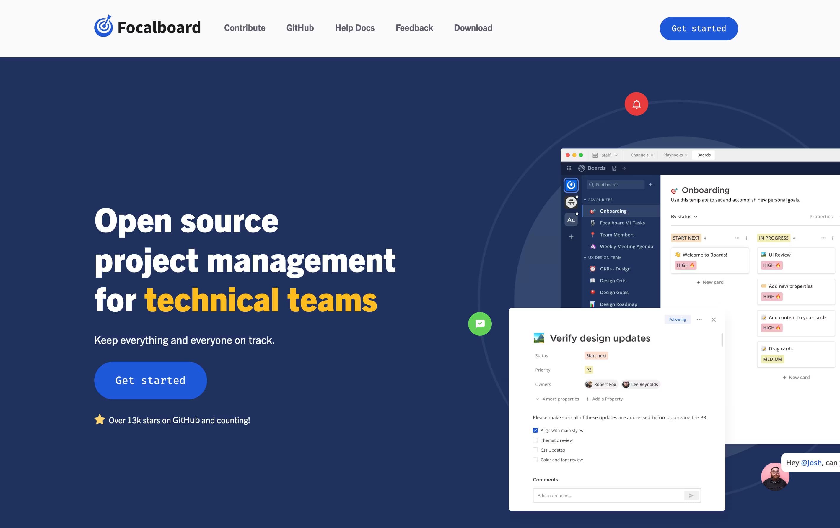 Focalboard featured screenshot