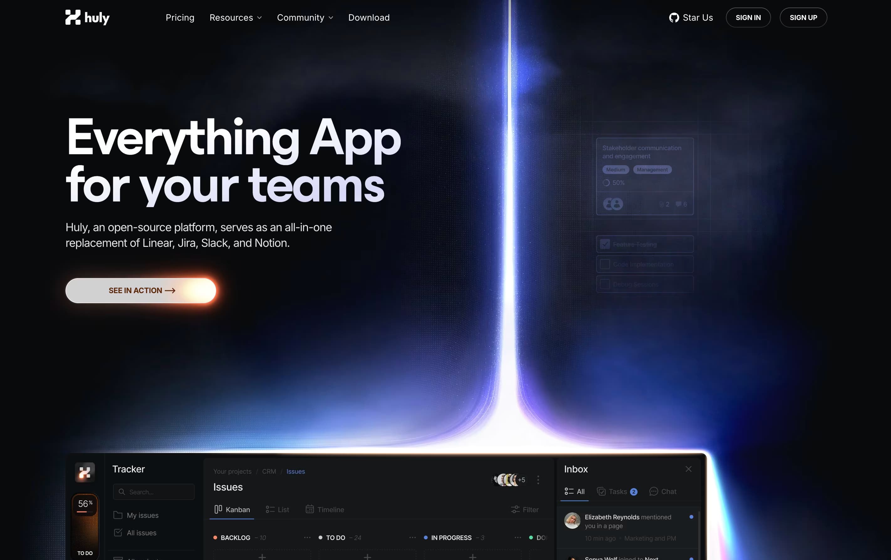 Huly featured screenshot