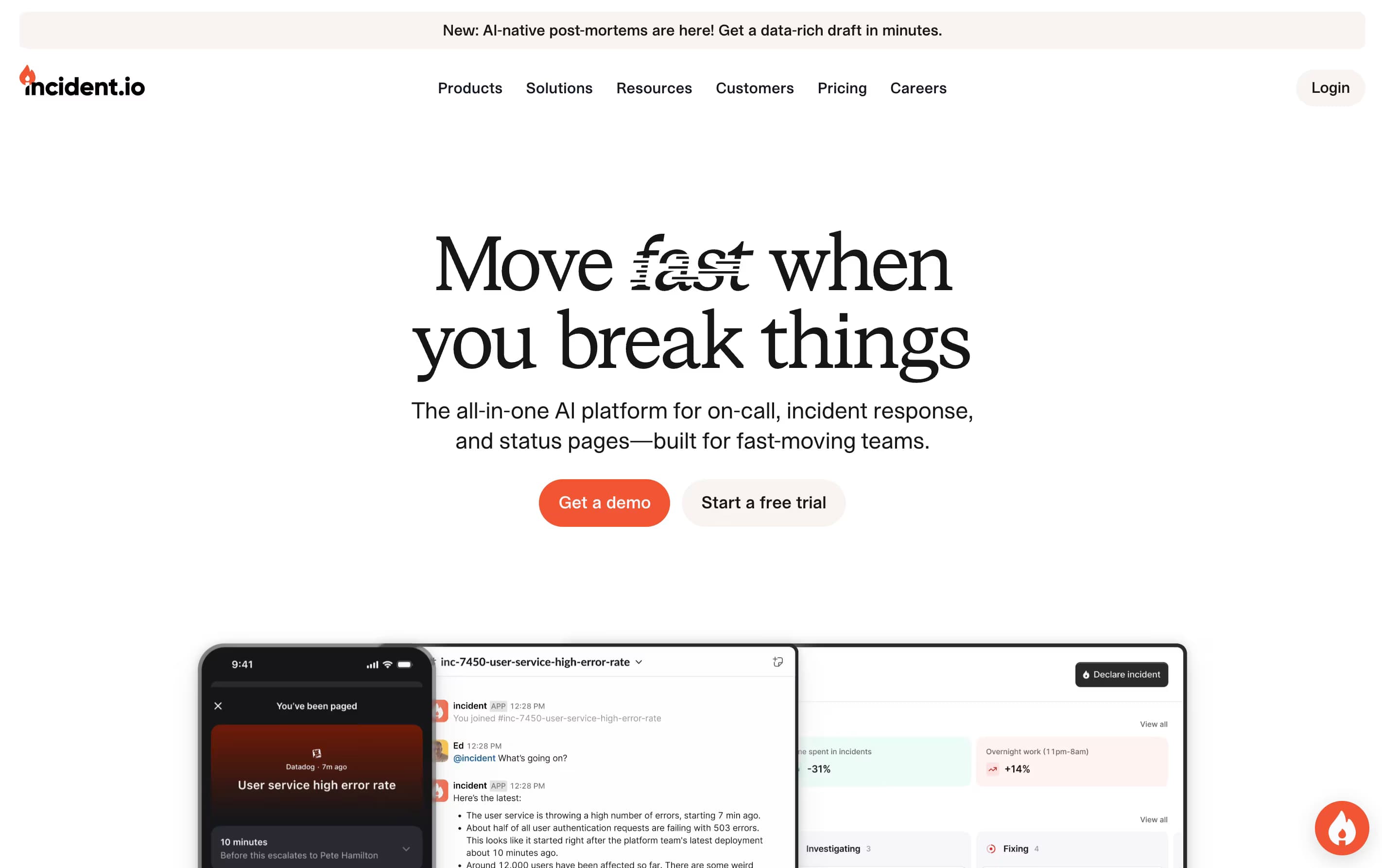 Incident.io featured screenshot