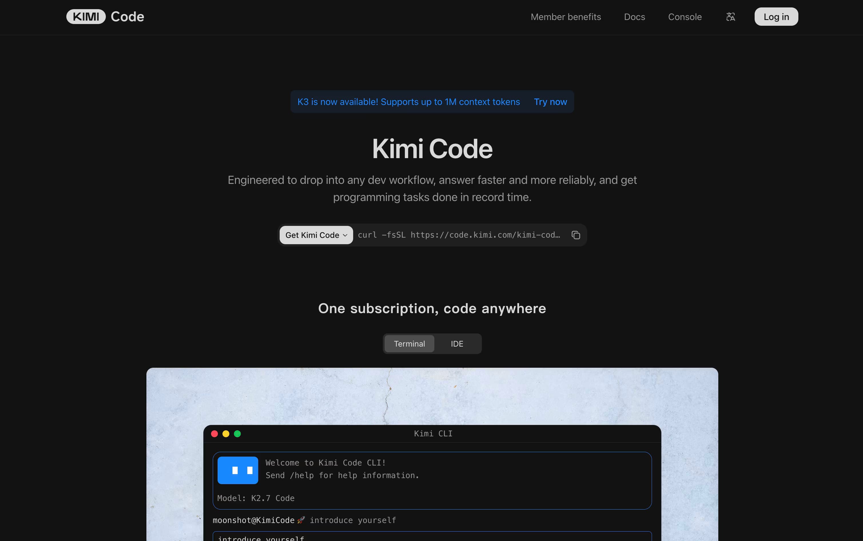 Kimi Code featured screenshot