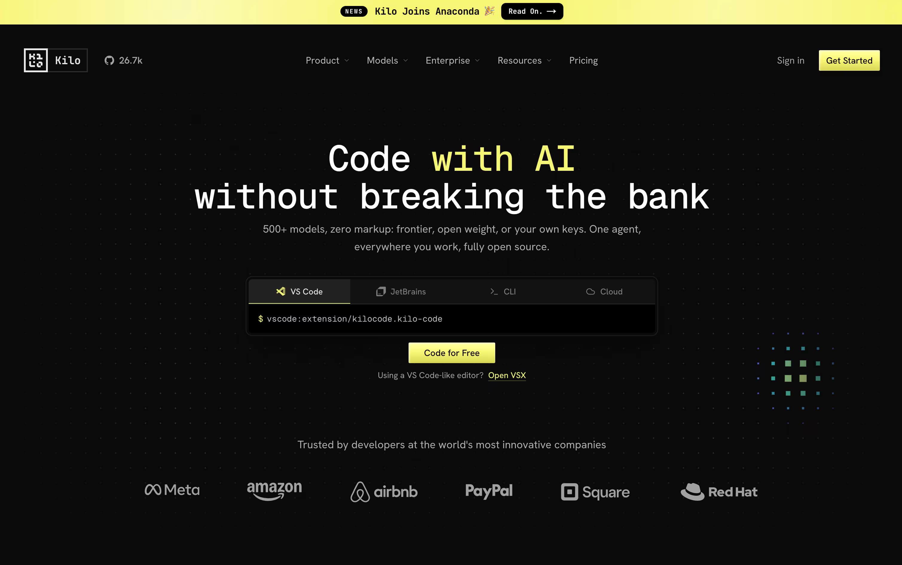 Kilo Code featured screenshot