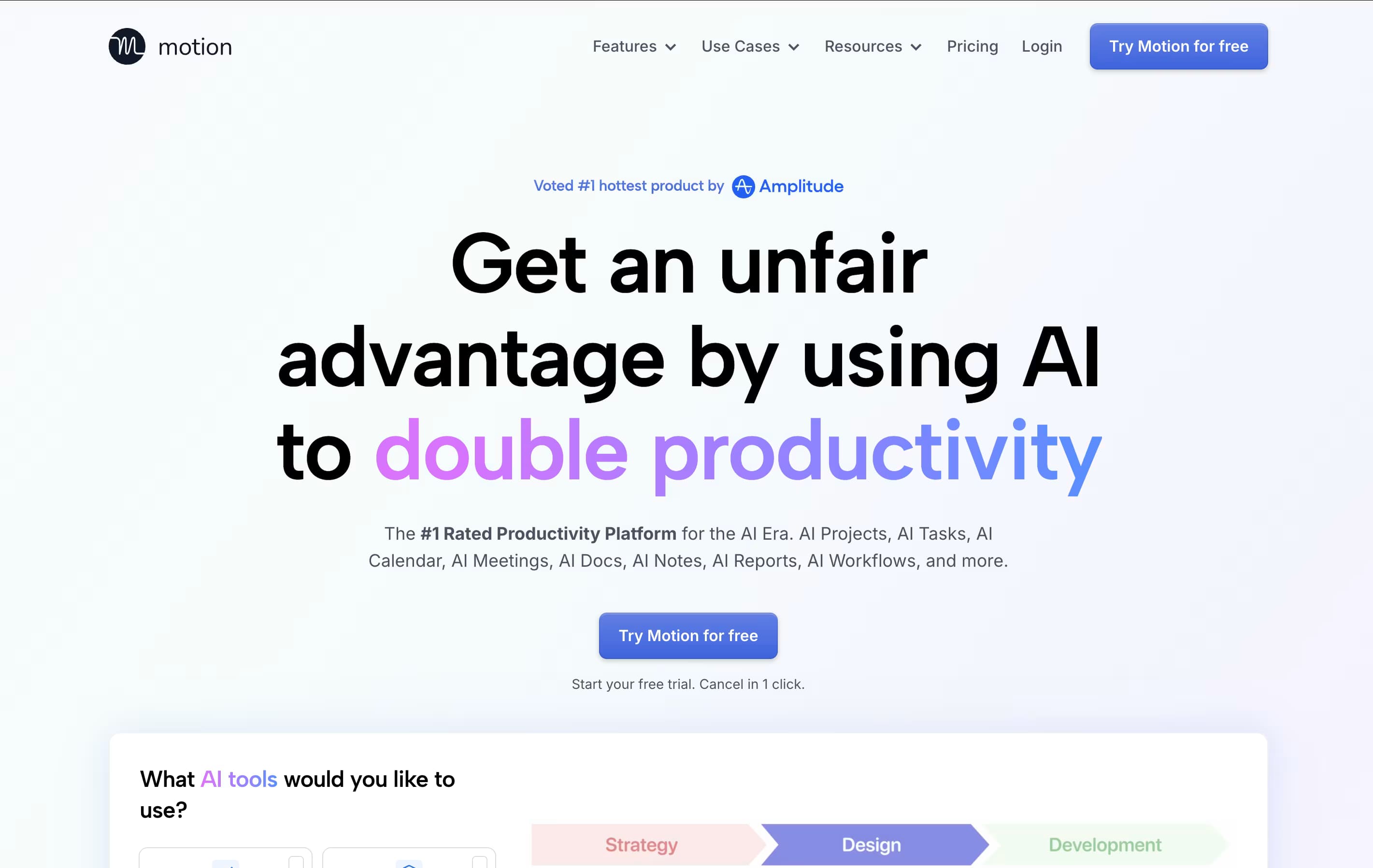 Motion featured screenshot