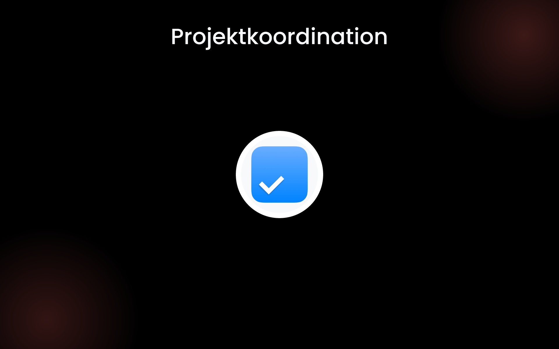 Projektkoordination tools