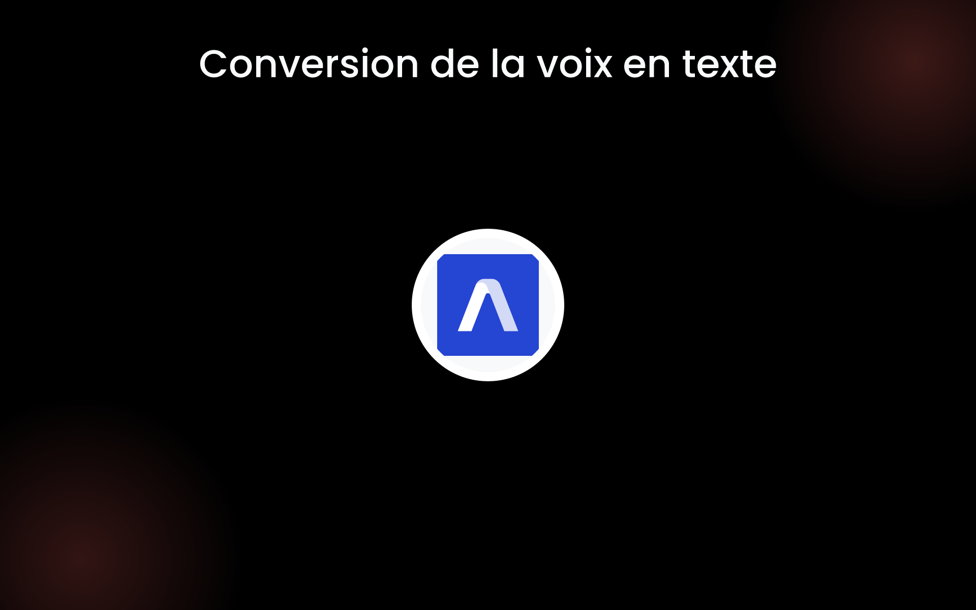 Conversion de la voix en texte tools Conversion de la voix en texte tools
