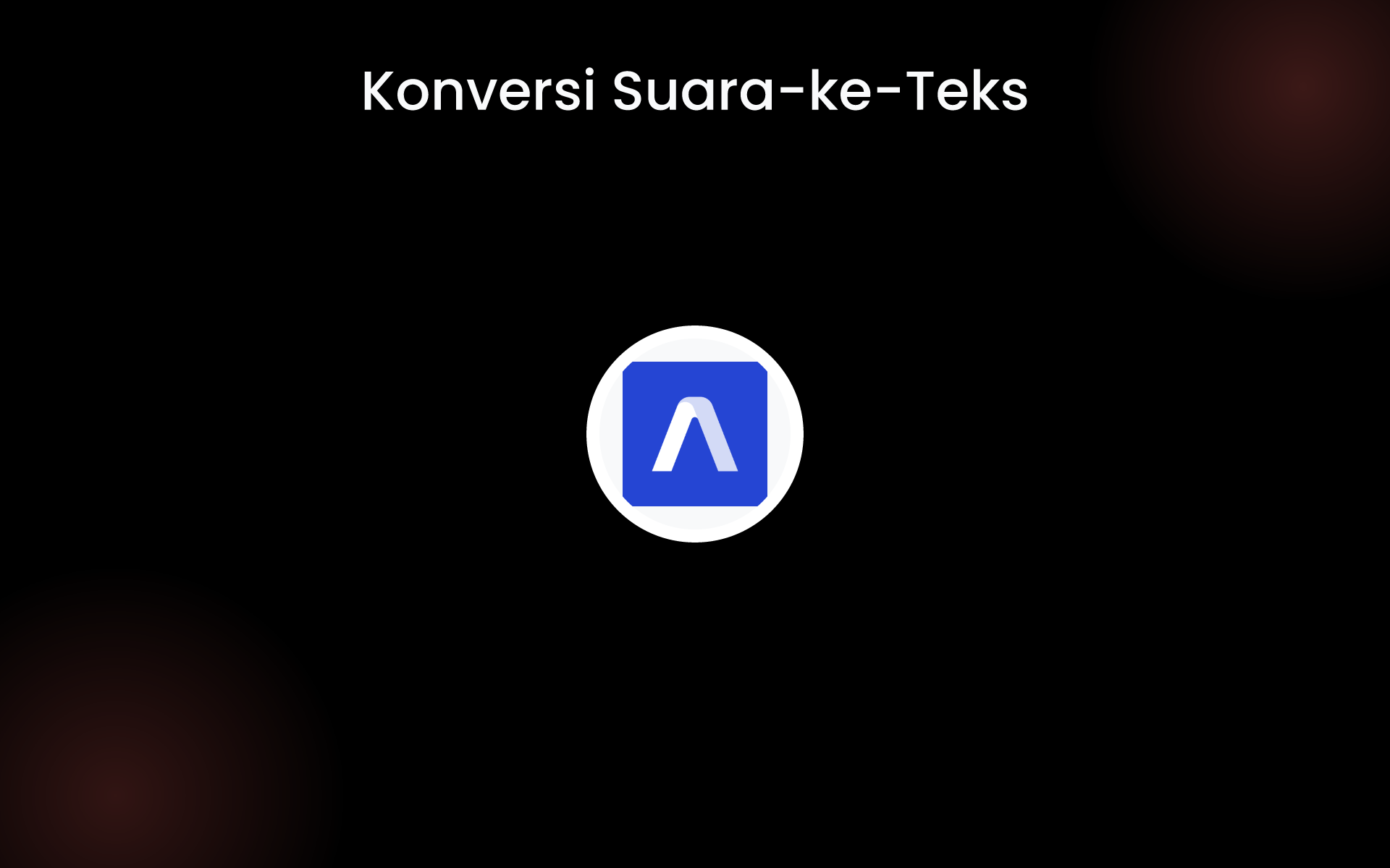 Konversi Suara-ke-Teks tools