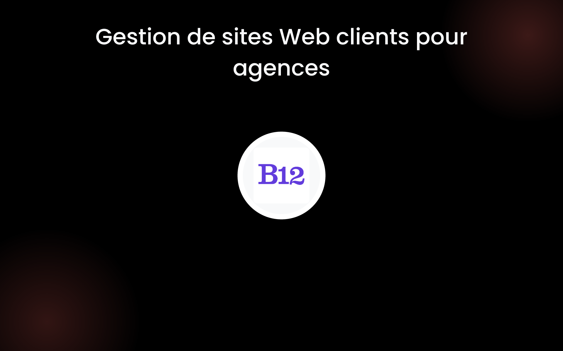Gestion de sites Web clients pour agences tools Gestion de sites Web clients pour agences tools
