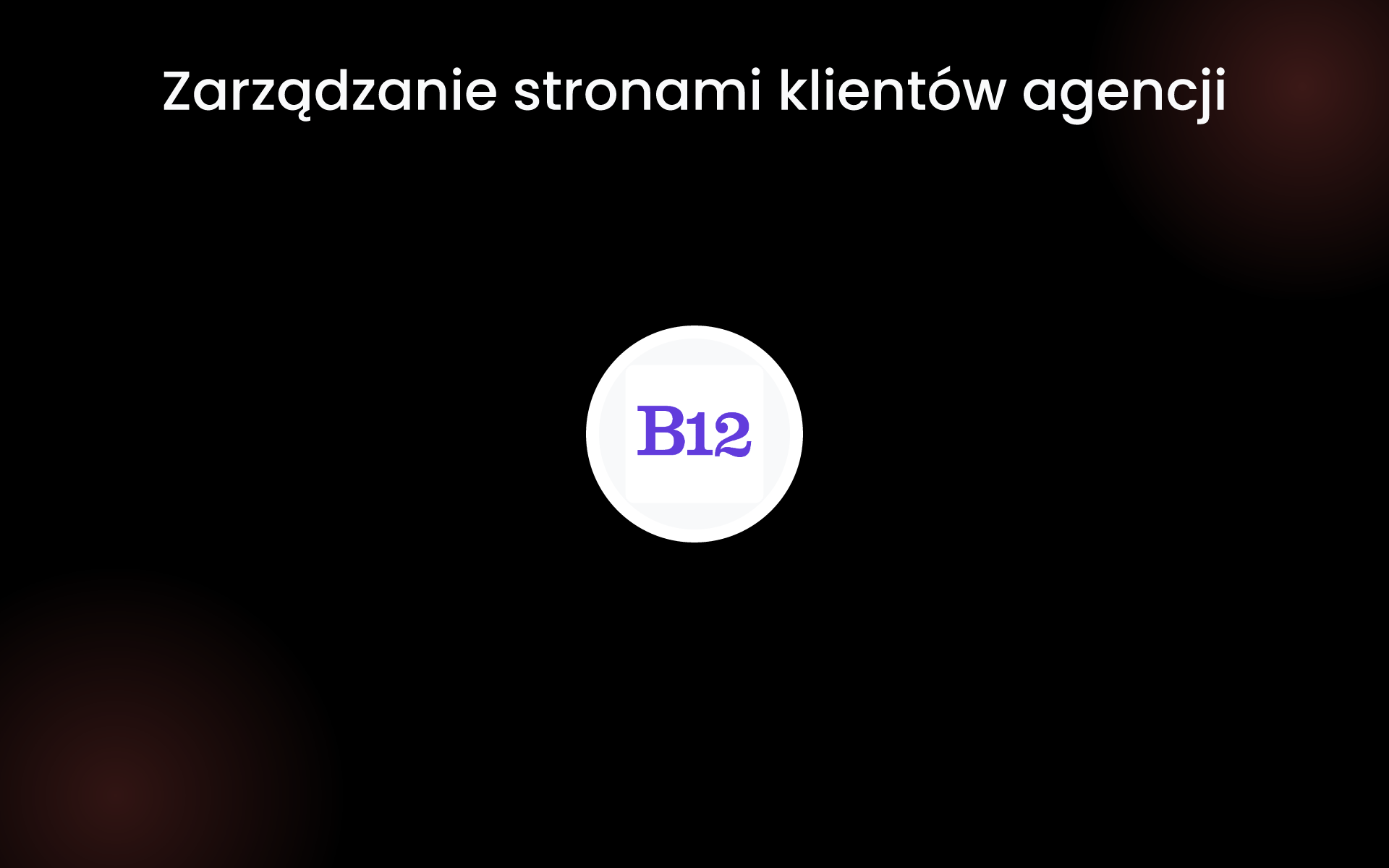 Zarządzanie stronami klientów agencji tools