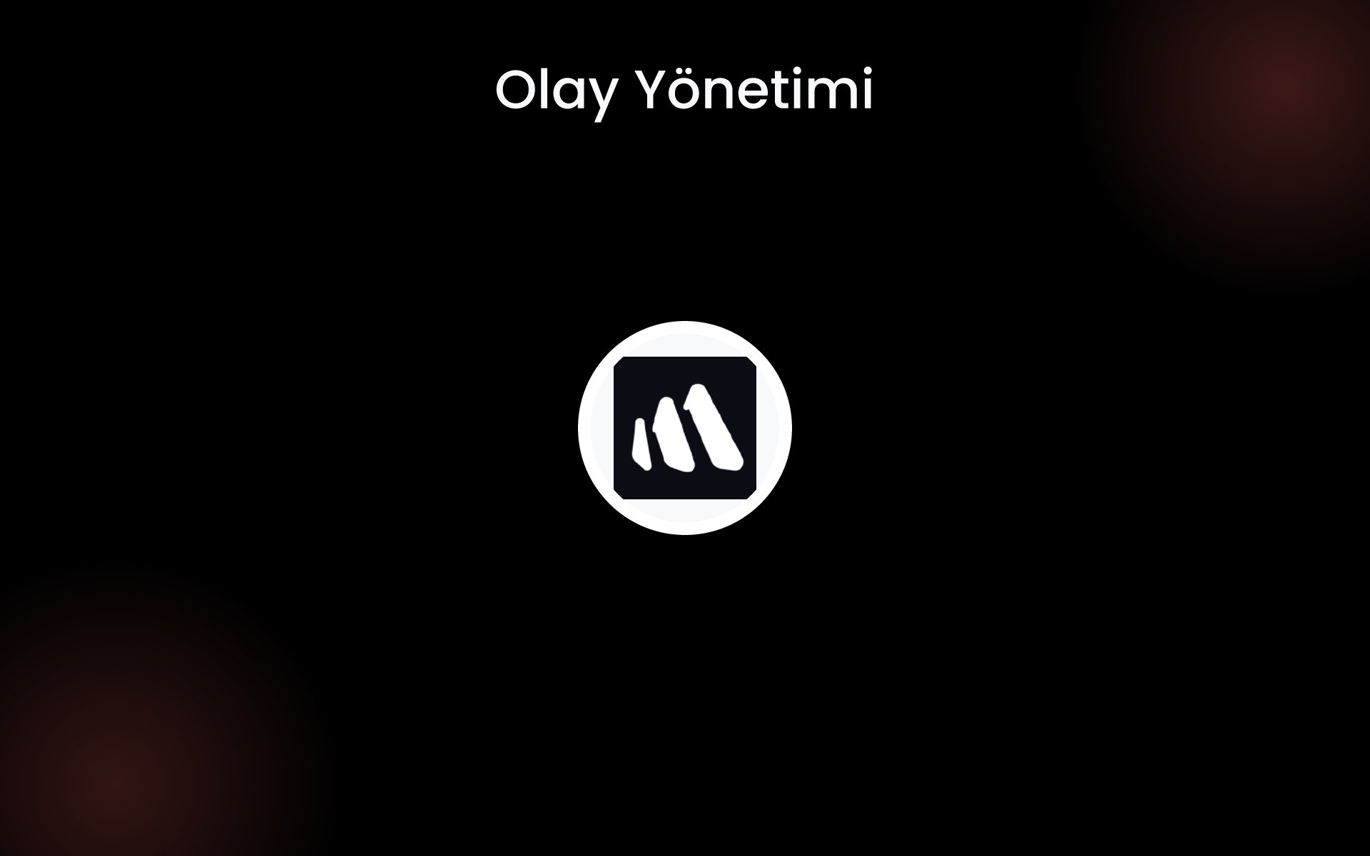 Olay Yönetimi tools