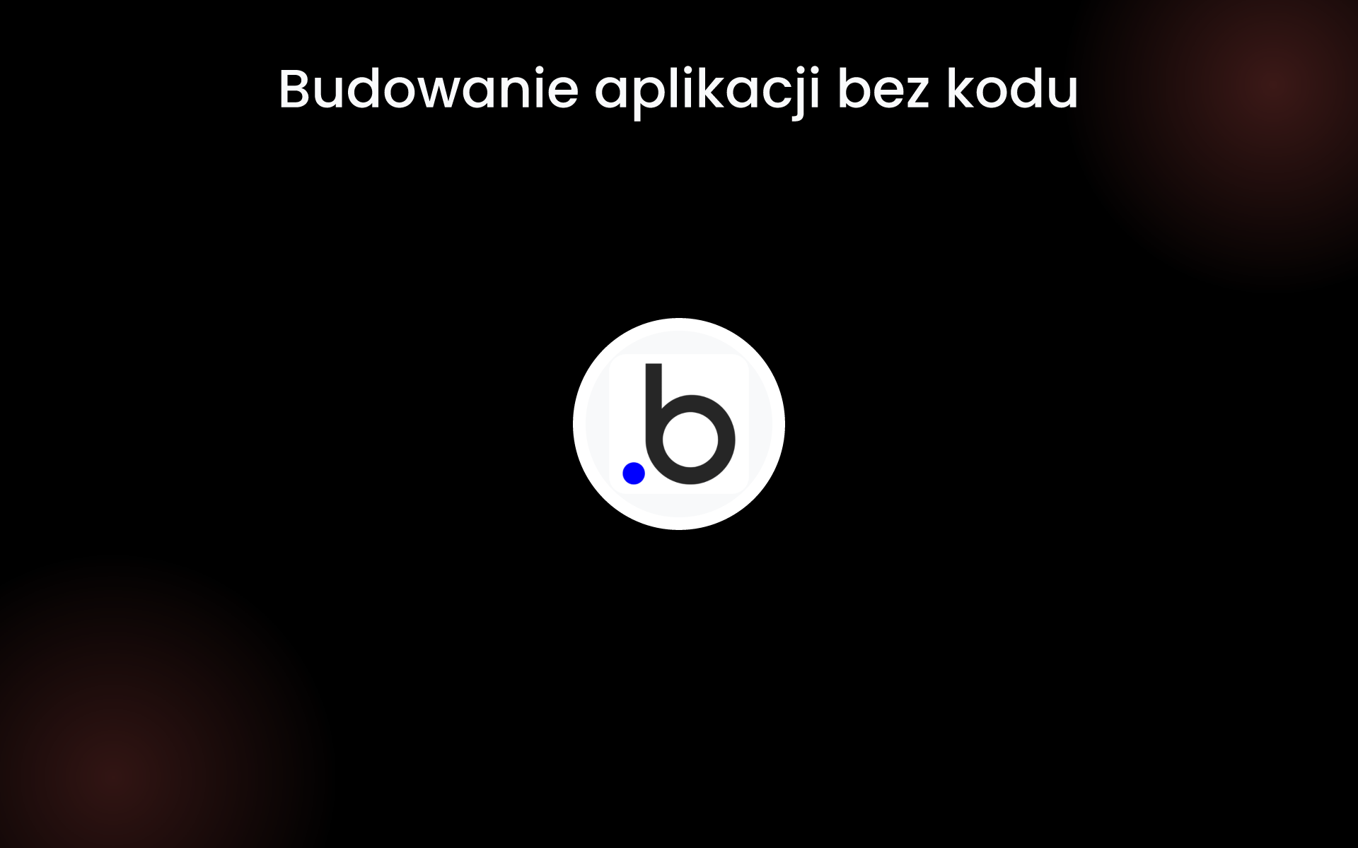 Budowanie aplikacji bez kodu tools