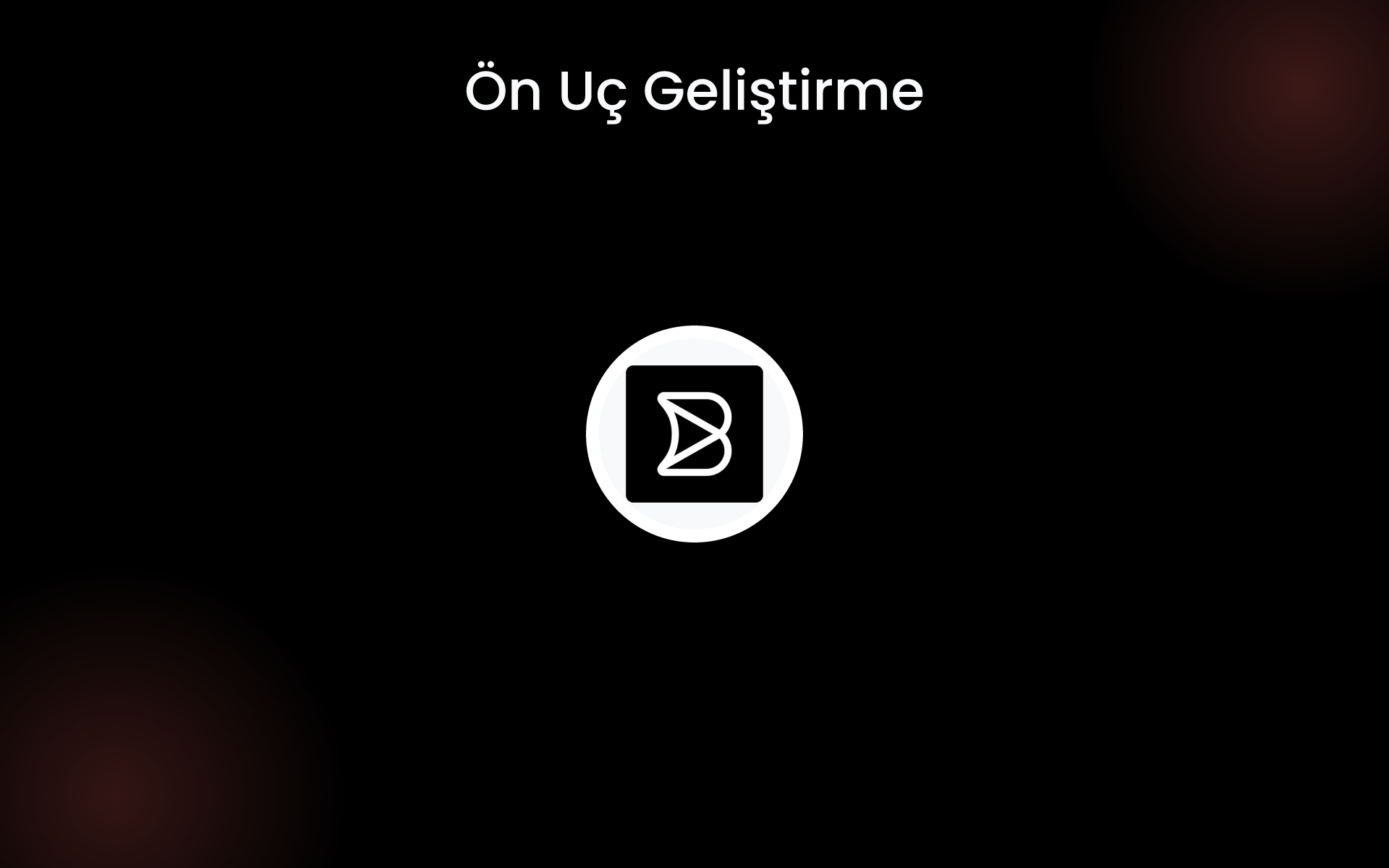Ön Uç Geliştirme tools