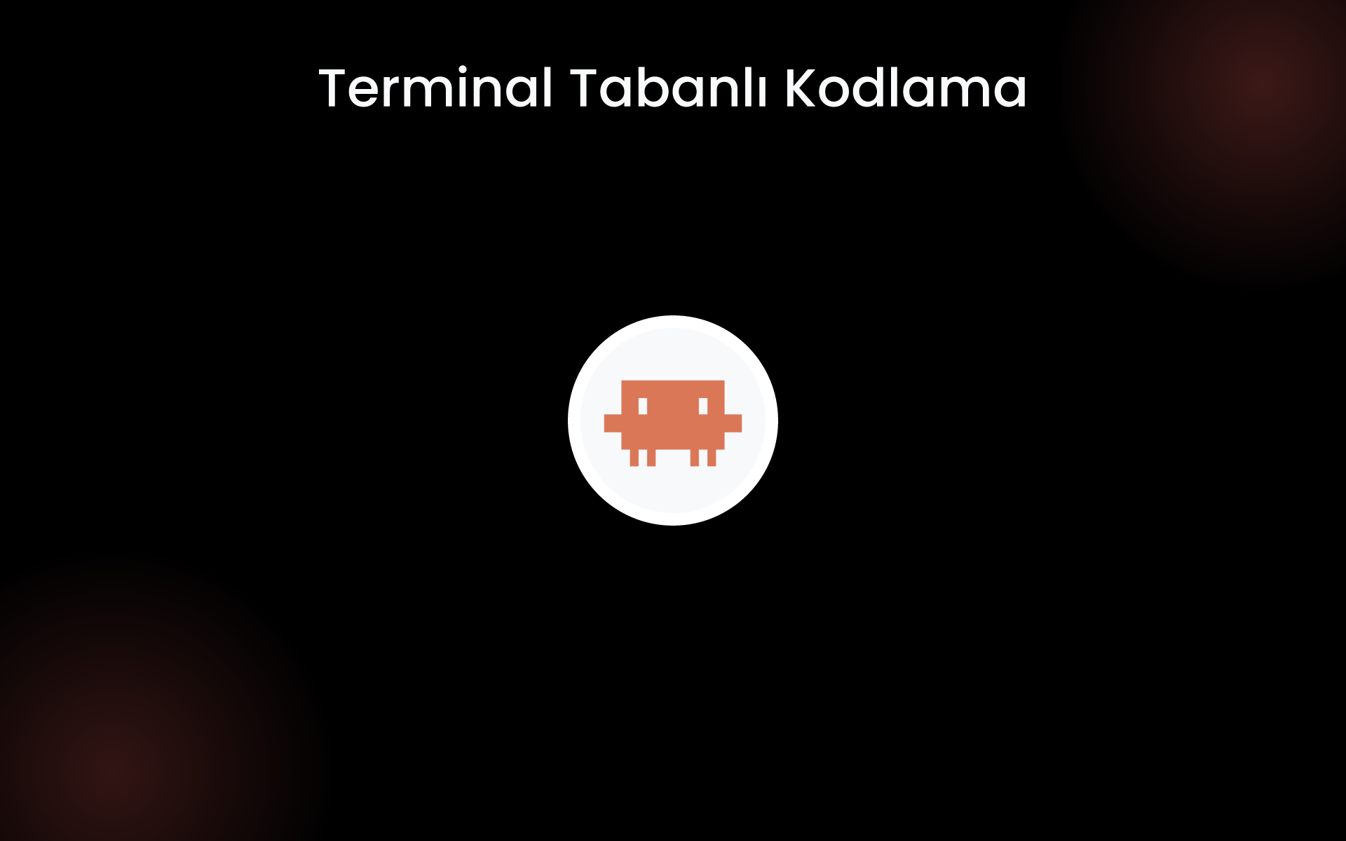 Terminal Tabanlı Kodlama tools