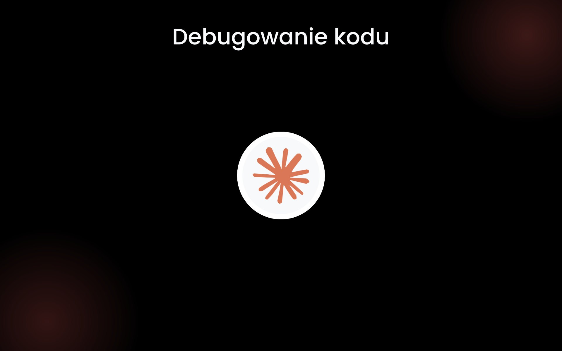 Debugowanie kodu tools