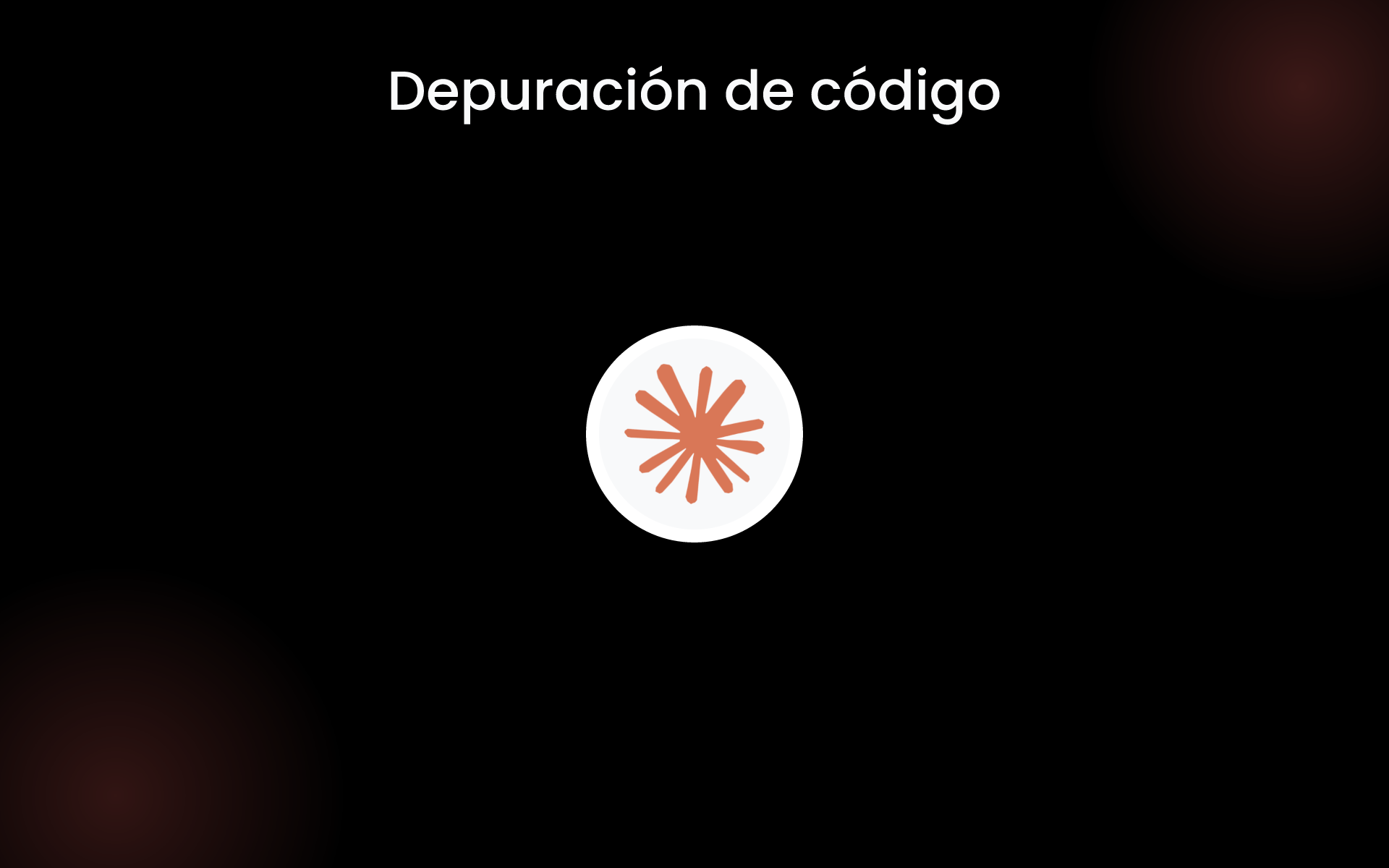 Depuración de código tools Depuración de código tools