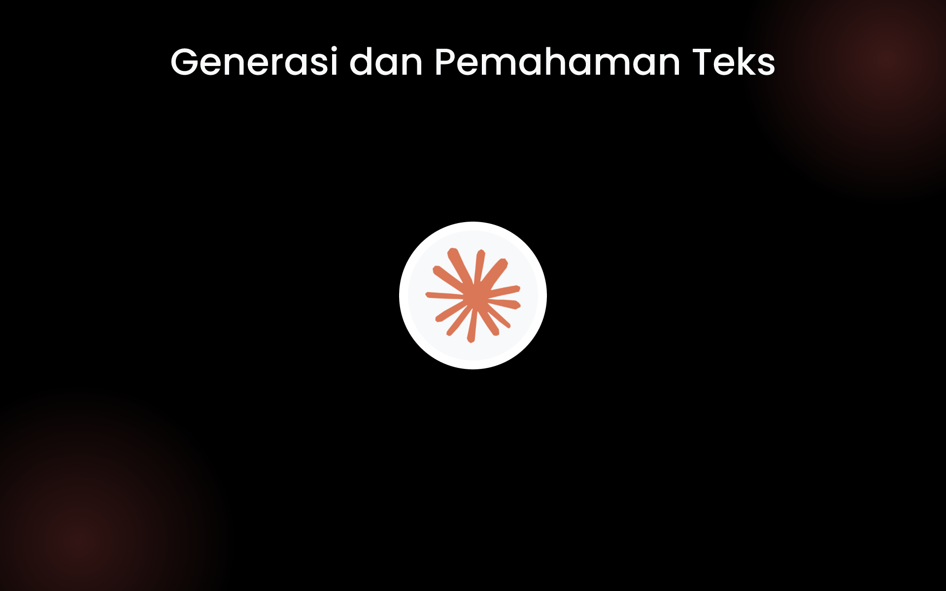 Generasi dan Pemahaman Teks tools