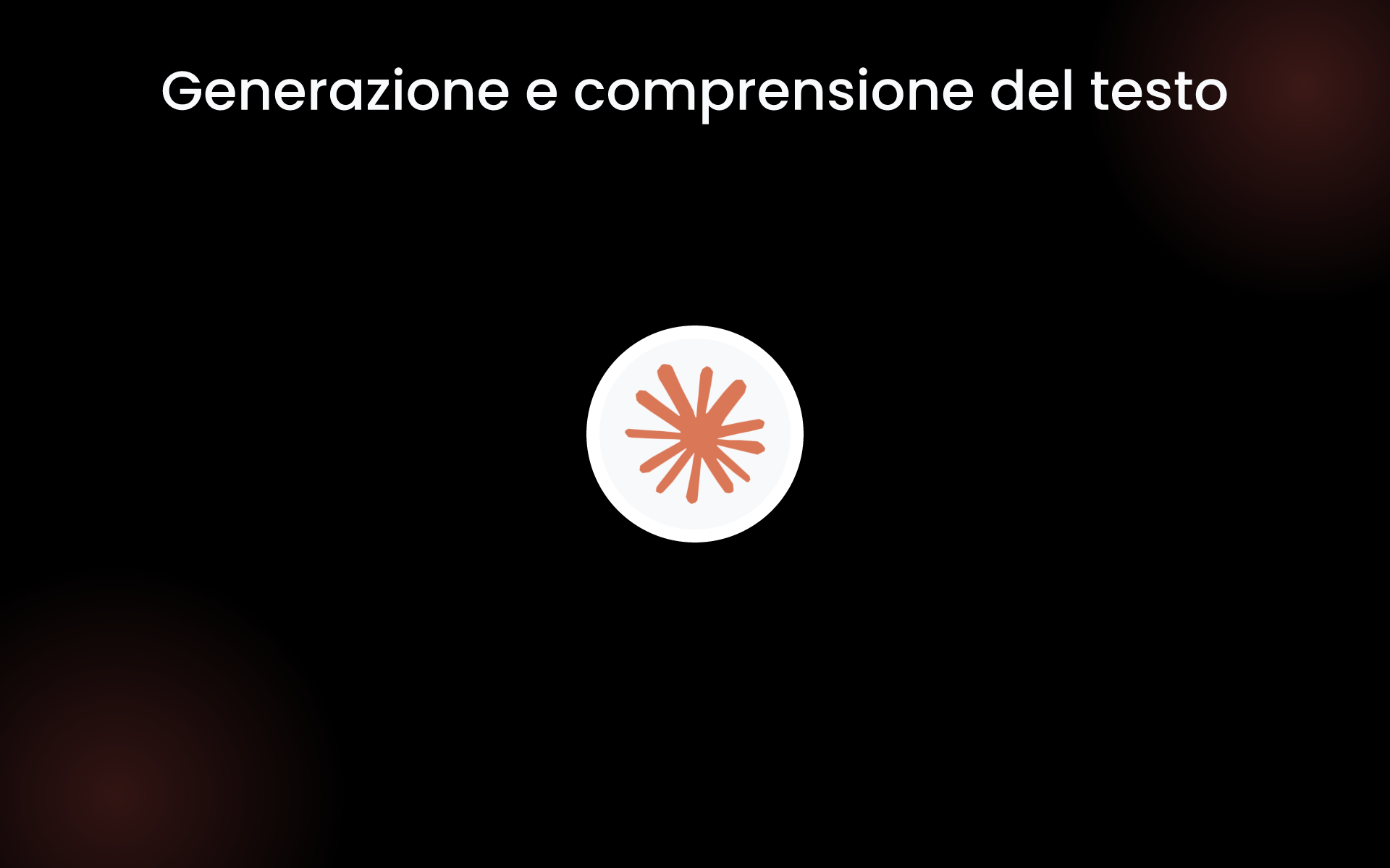 Generazione e comprensione del testo tools Generazione e comprensione del testo tools