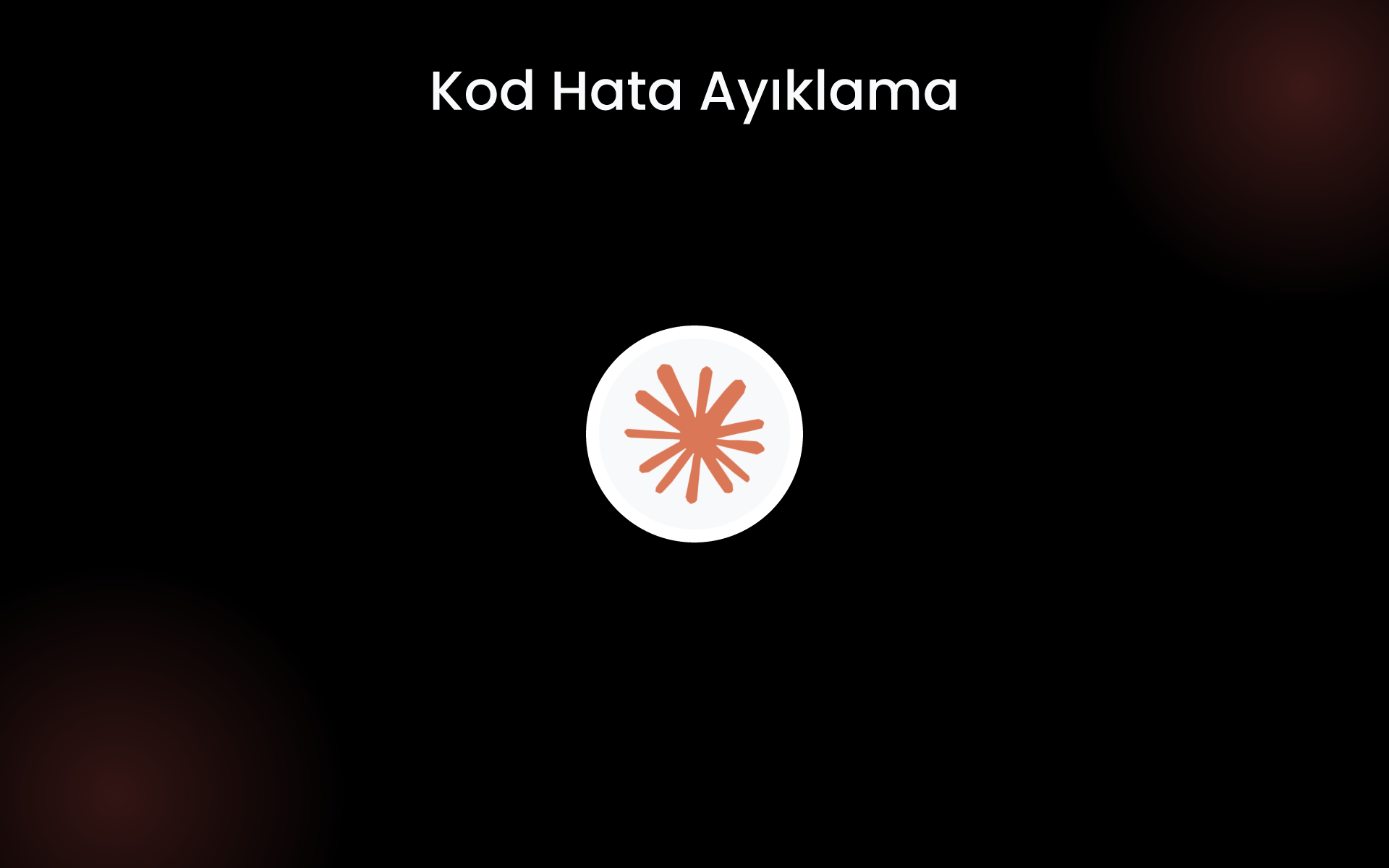 Kod Hata Ayıklama tools Kod Hata Ayıklama tools