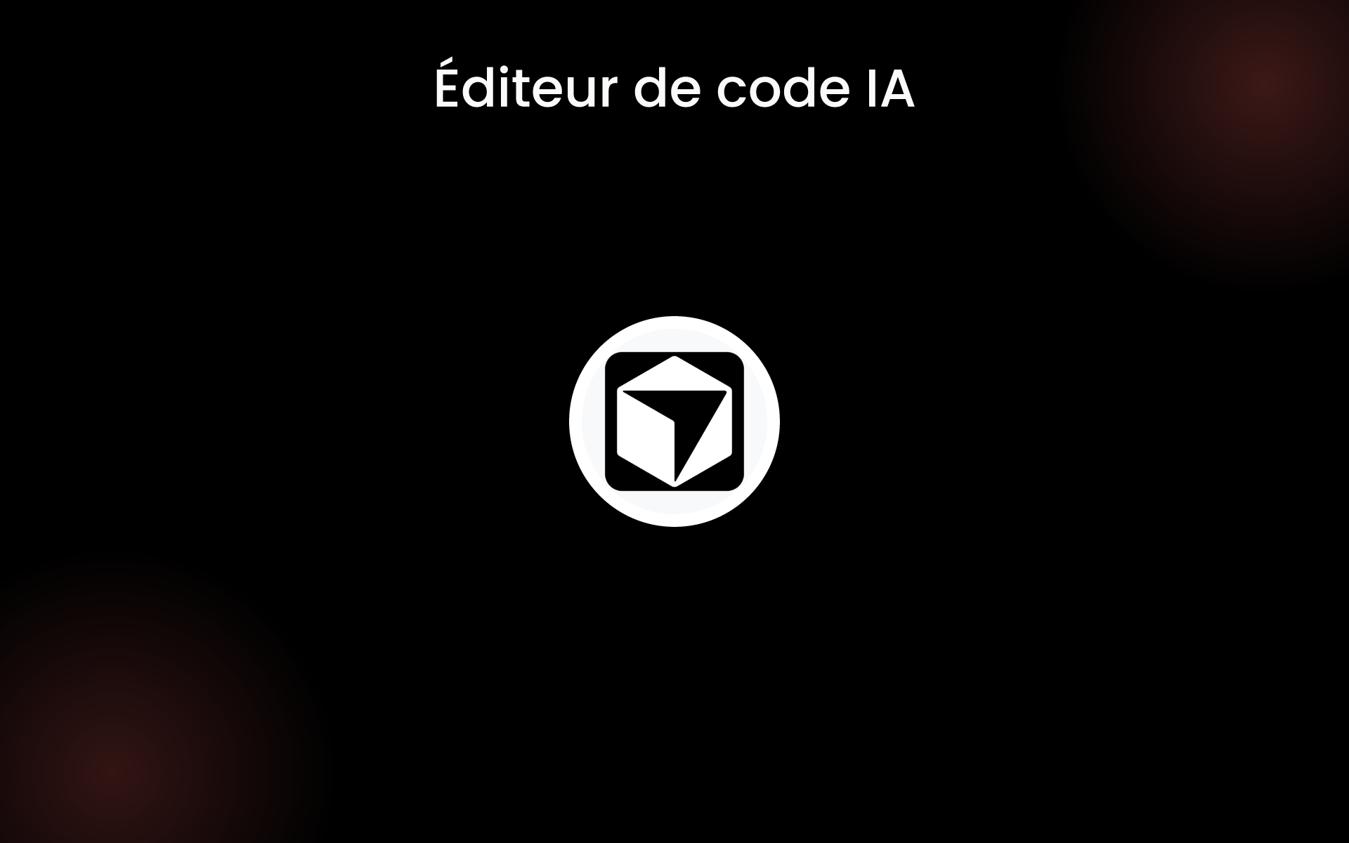 Éditeur de code IA tools
