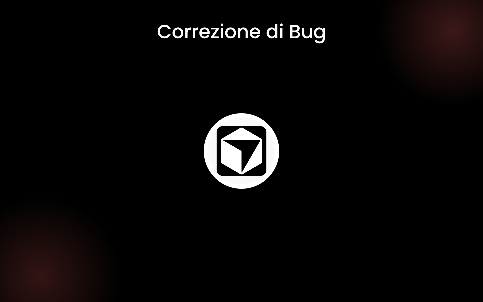 Correzione di Bug tools Correzione di Bug tools