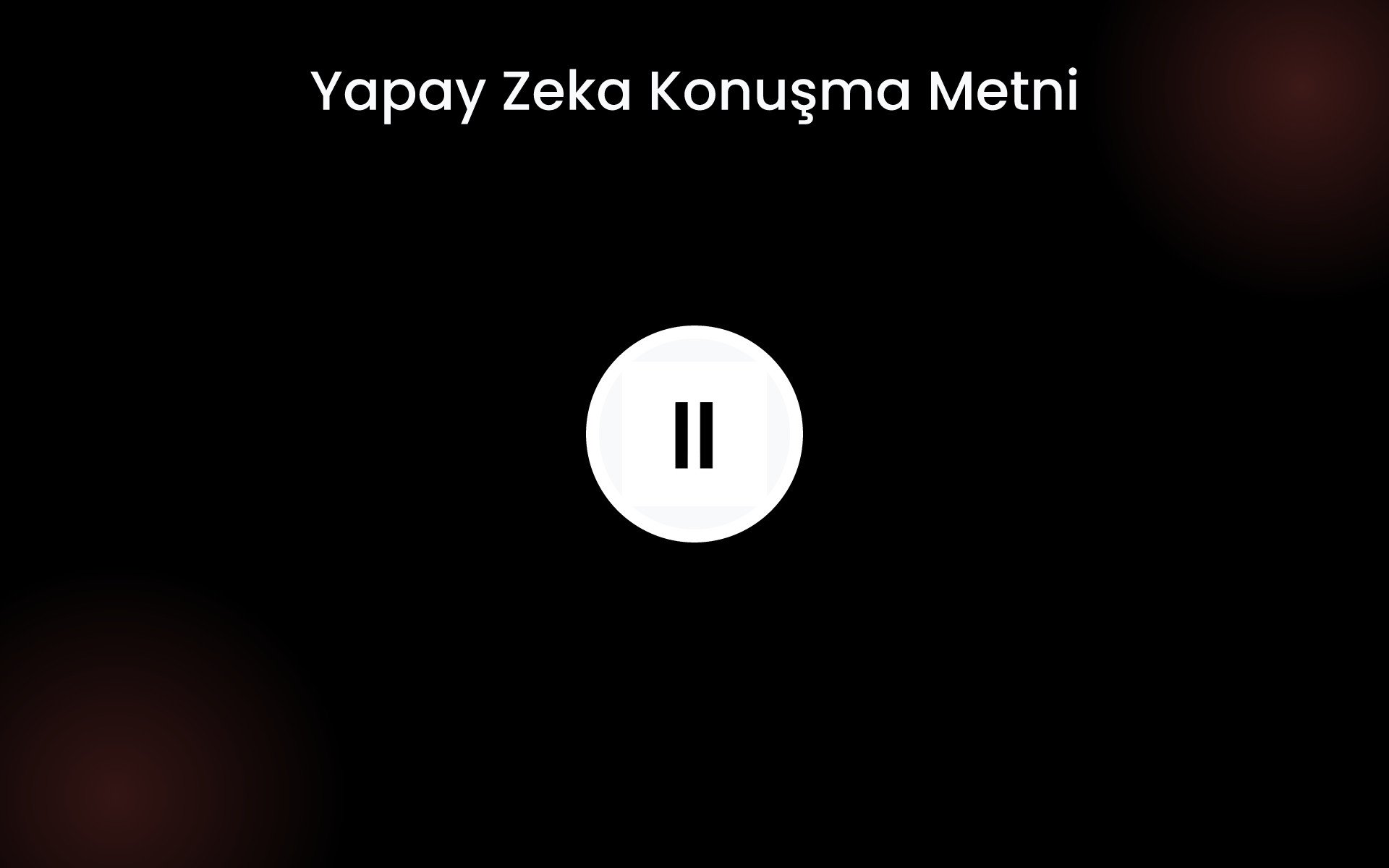 Yapay Zeka Konuşma Metni tools Yapay Zeka Konuşma Metni tools