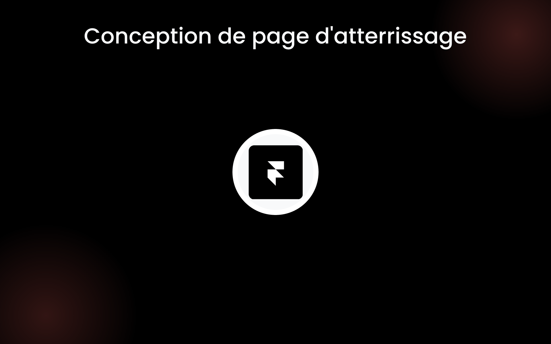 Conception de page d'atterrissage tools