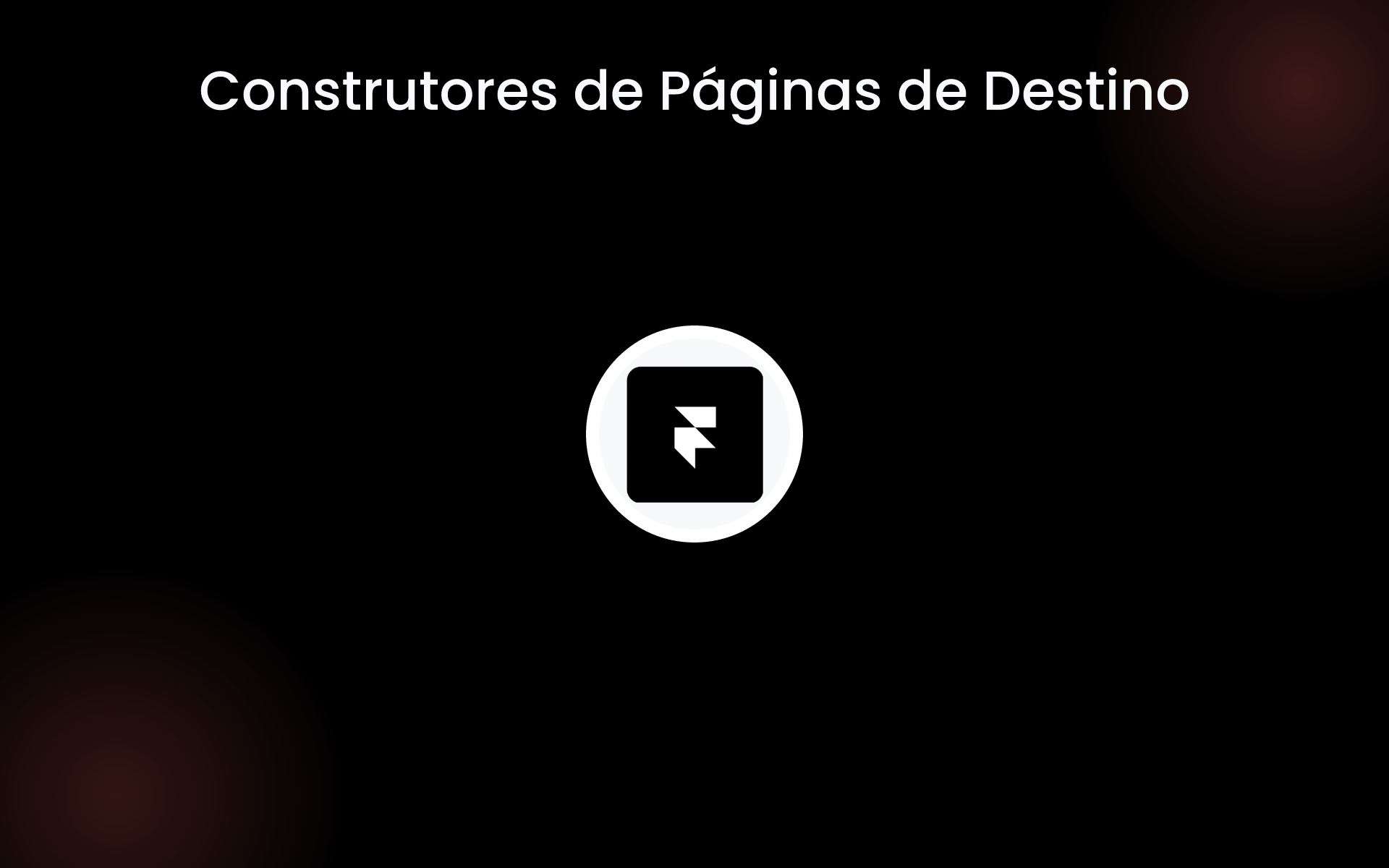 Construtores de Páginas de Destino tools