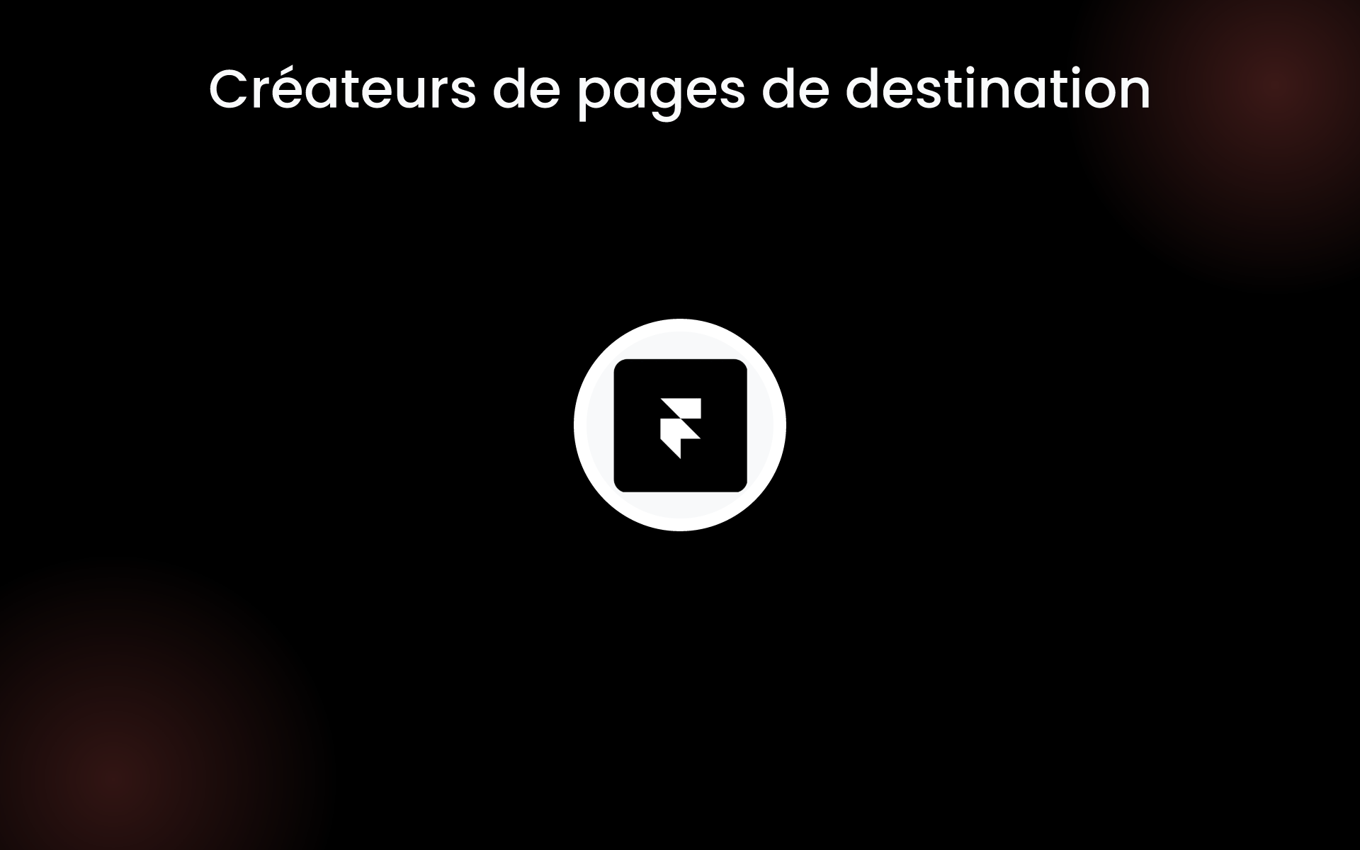 Créateurs de pages de destination tools Créateurs de pages de destination tools