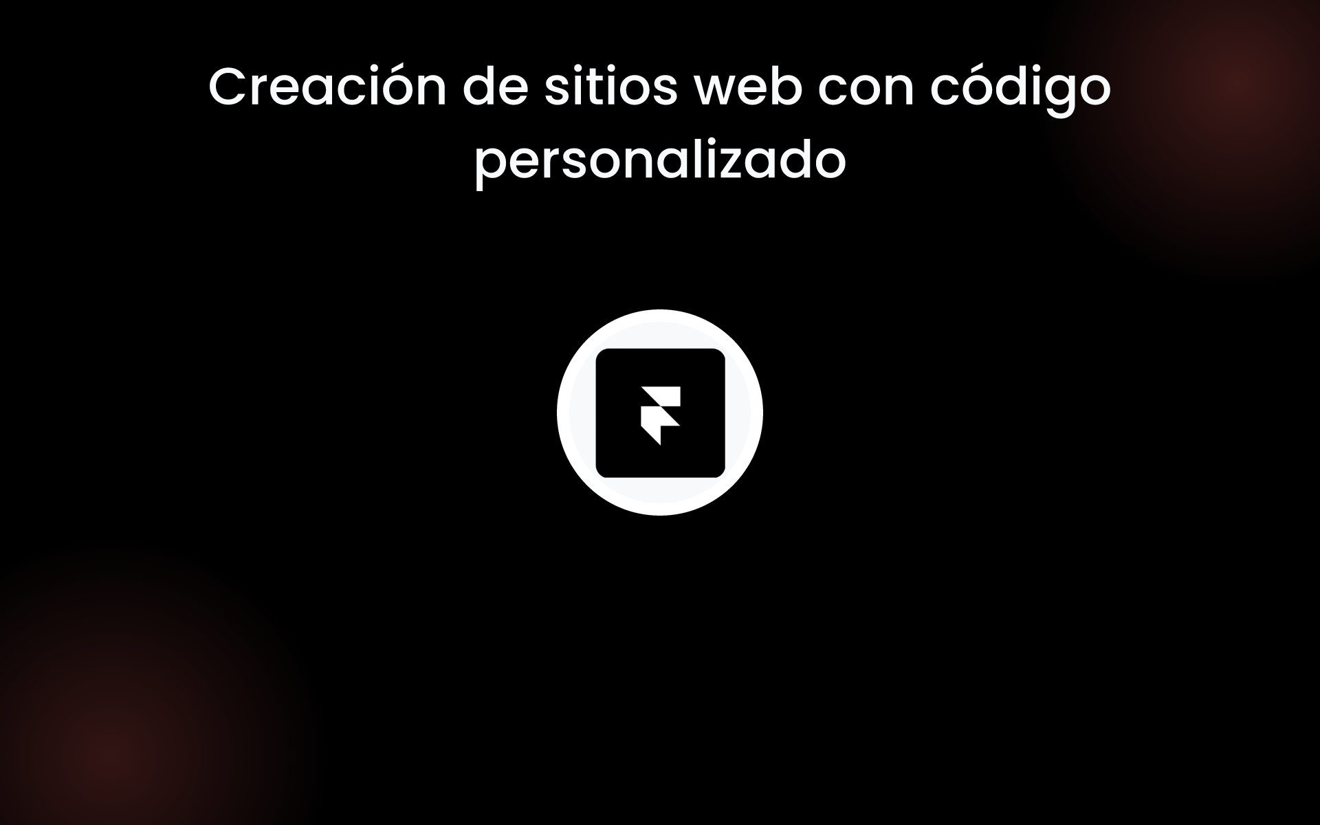 Creación de sitios web con código personalizado tools