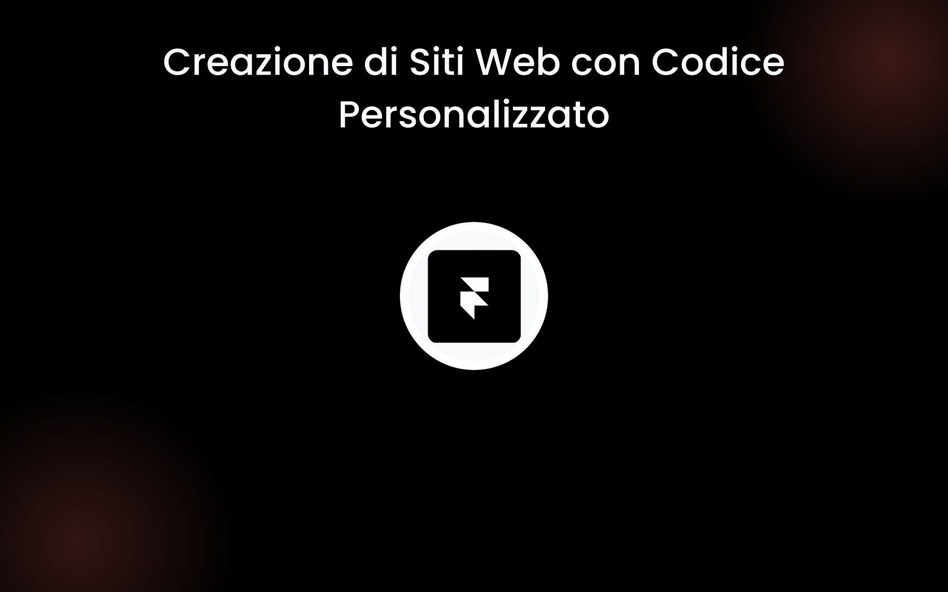 Creazione di Siti Web con Codice Personalizzato tools