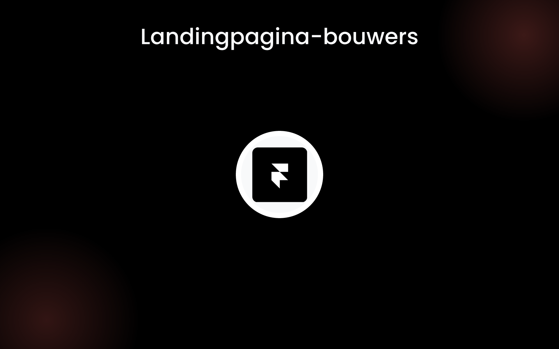 Landingpagina-bouwers tools