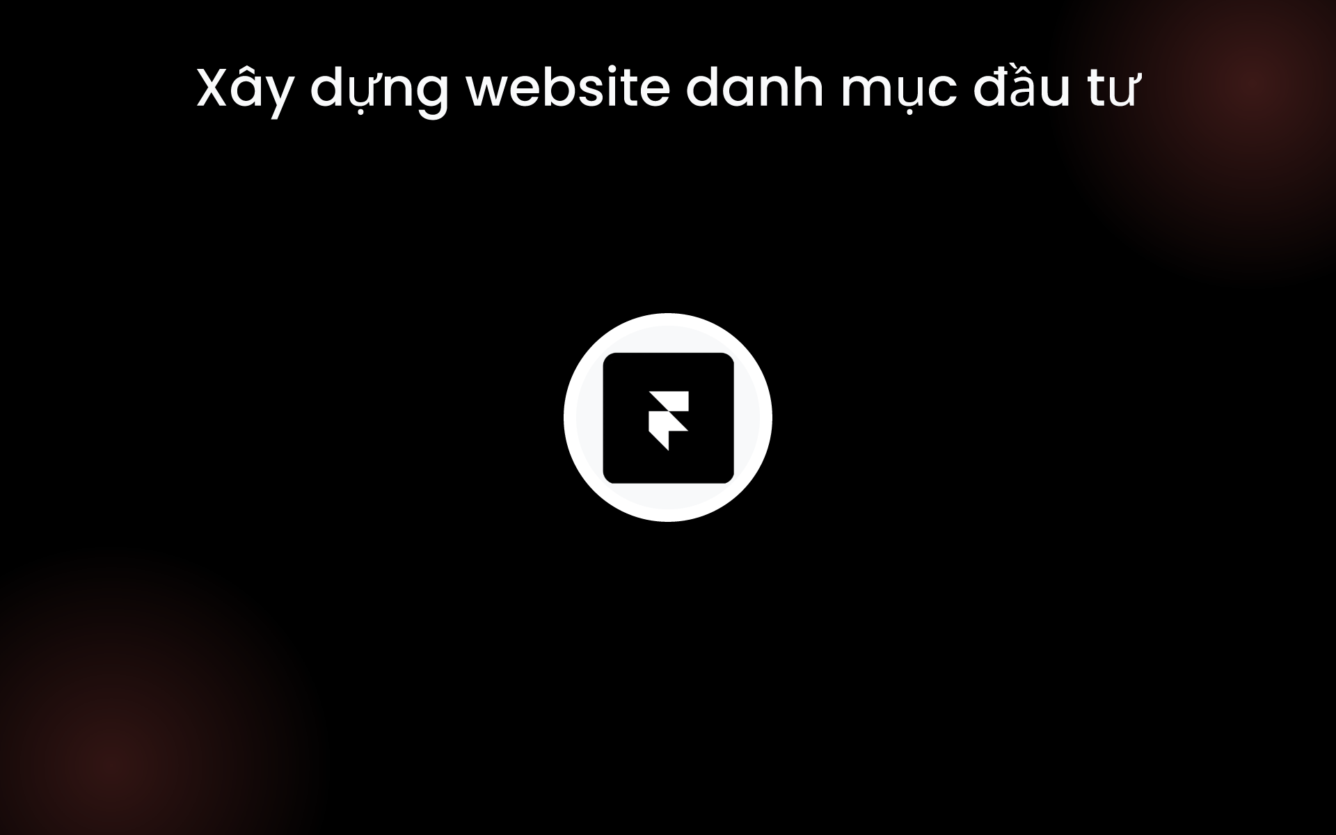 Xây dựng website danh mục đầu tư tools