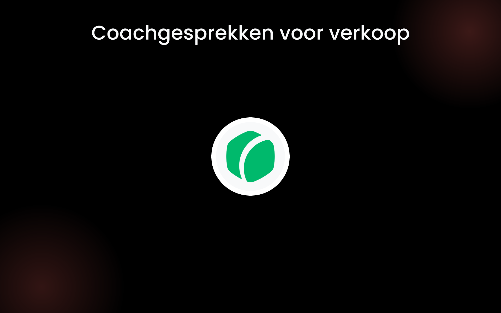 Coachgesprekken voor verkoop tools Coachgesprekken voor verkoop tools