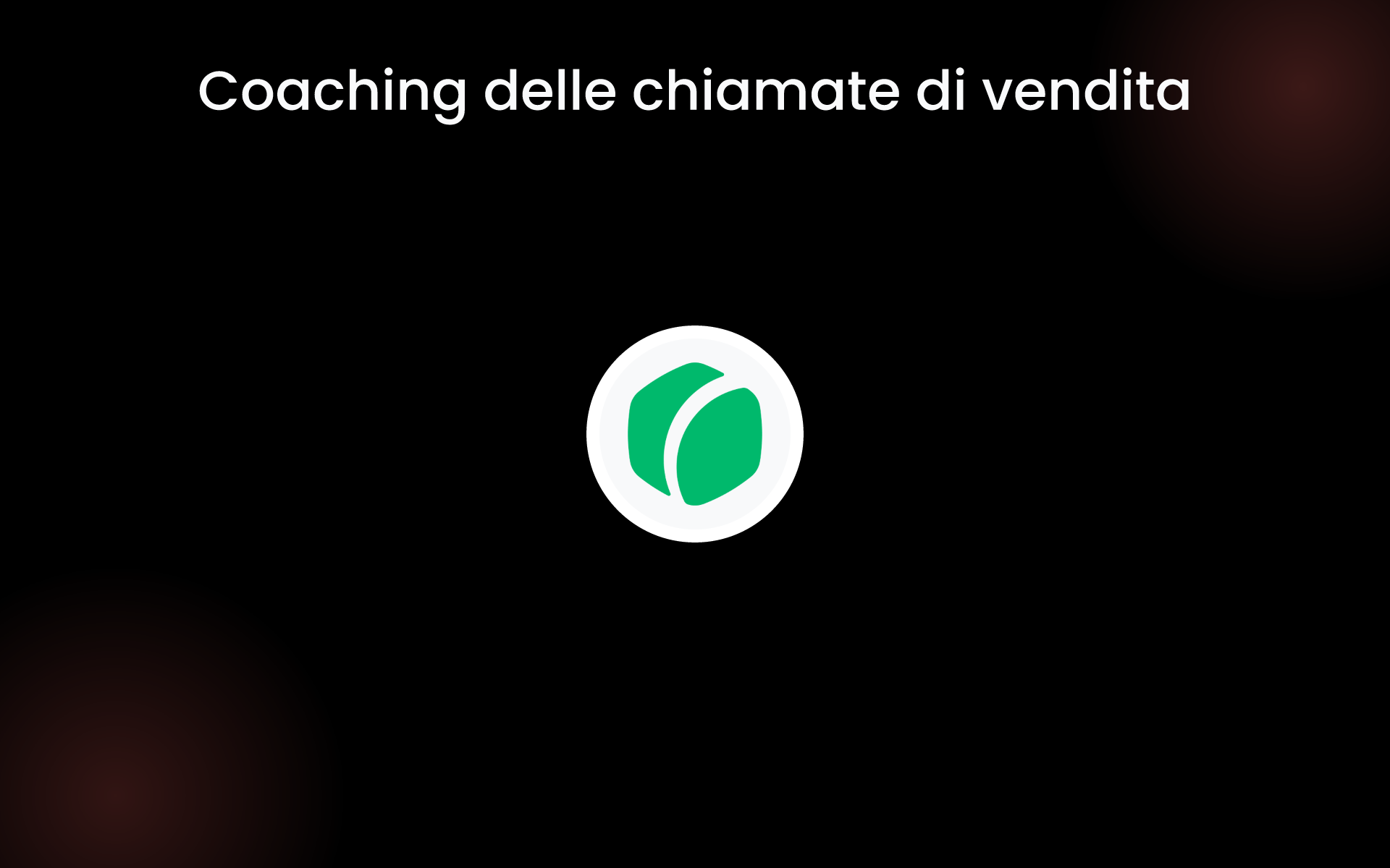 Coaching delle chiamate di vendita tools
