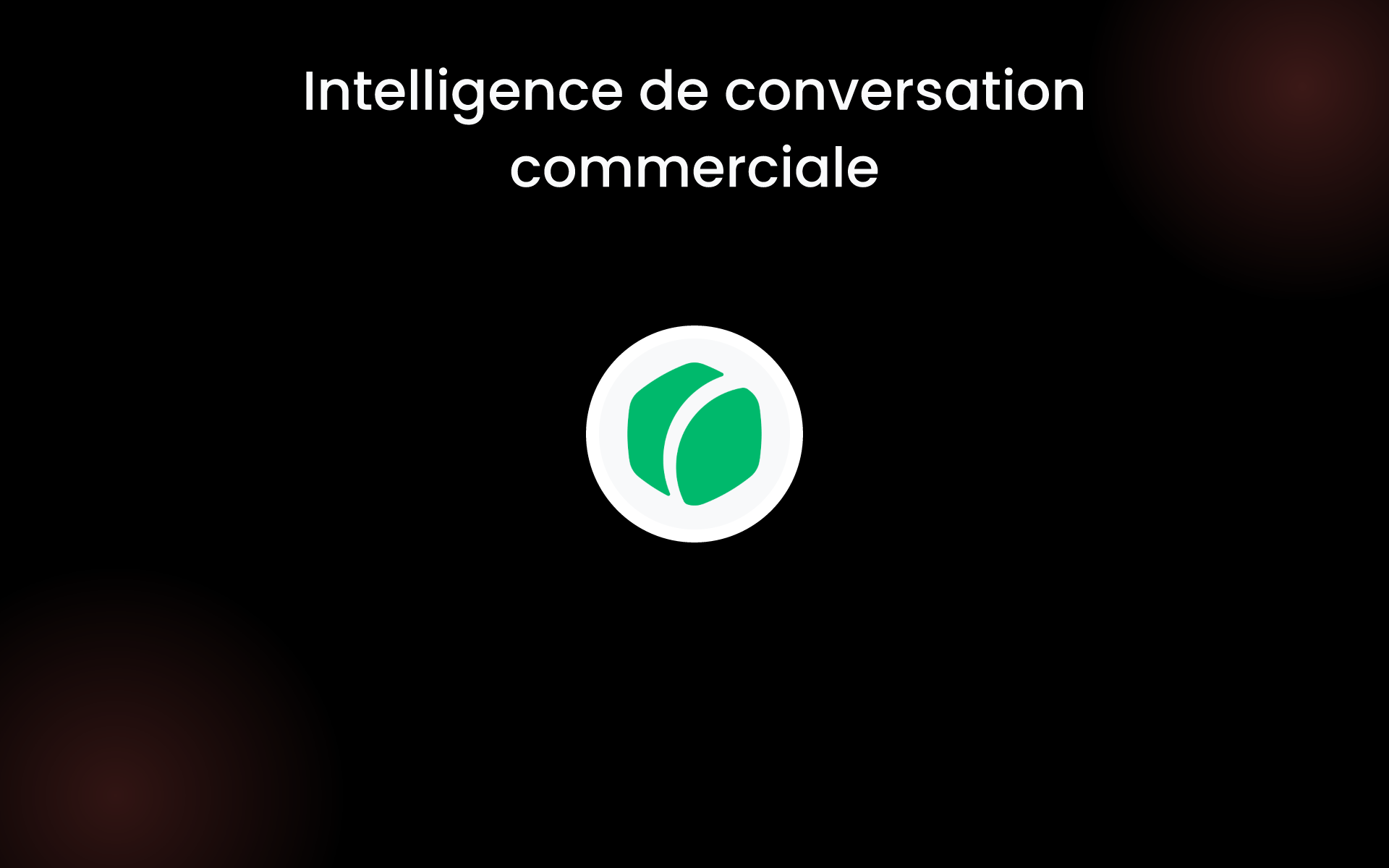 Intelligence de conversation commerciale tools
