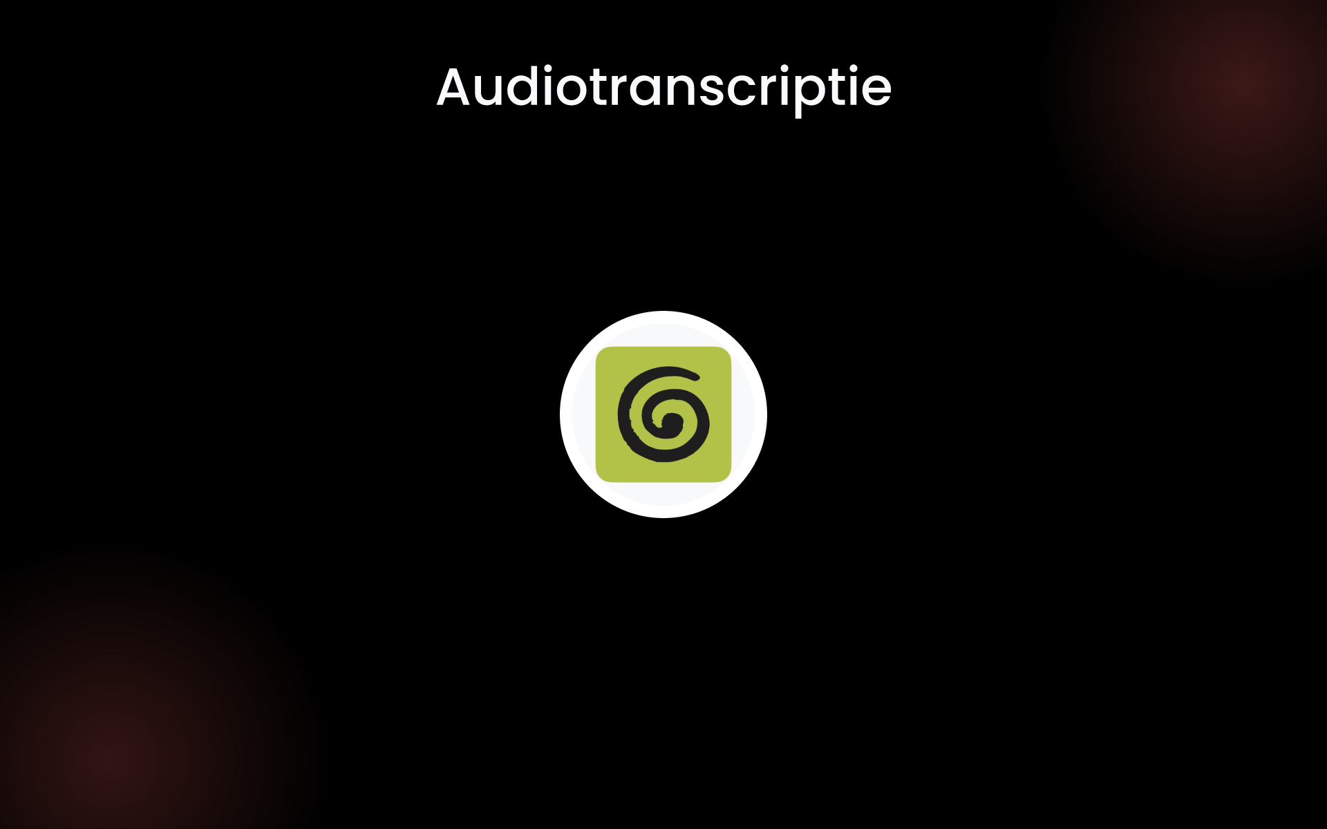 Audiotranscriptie tools