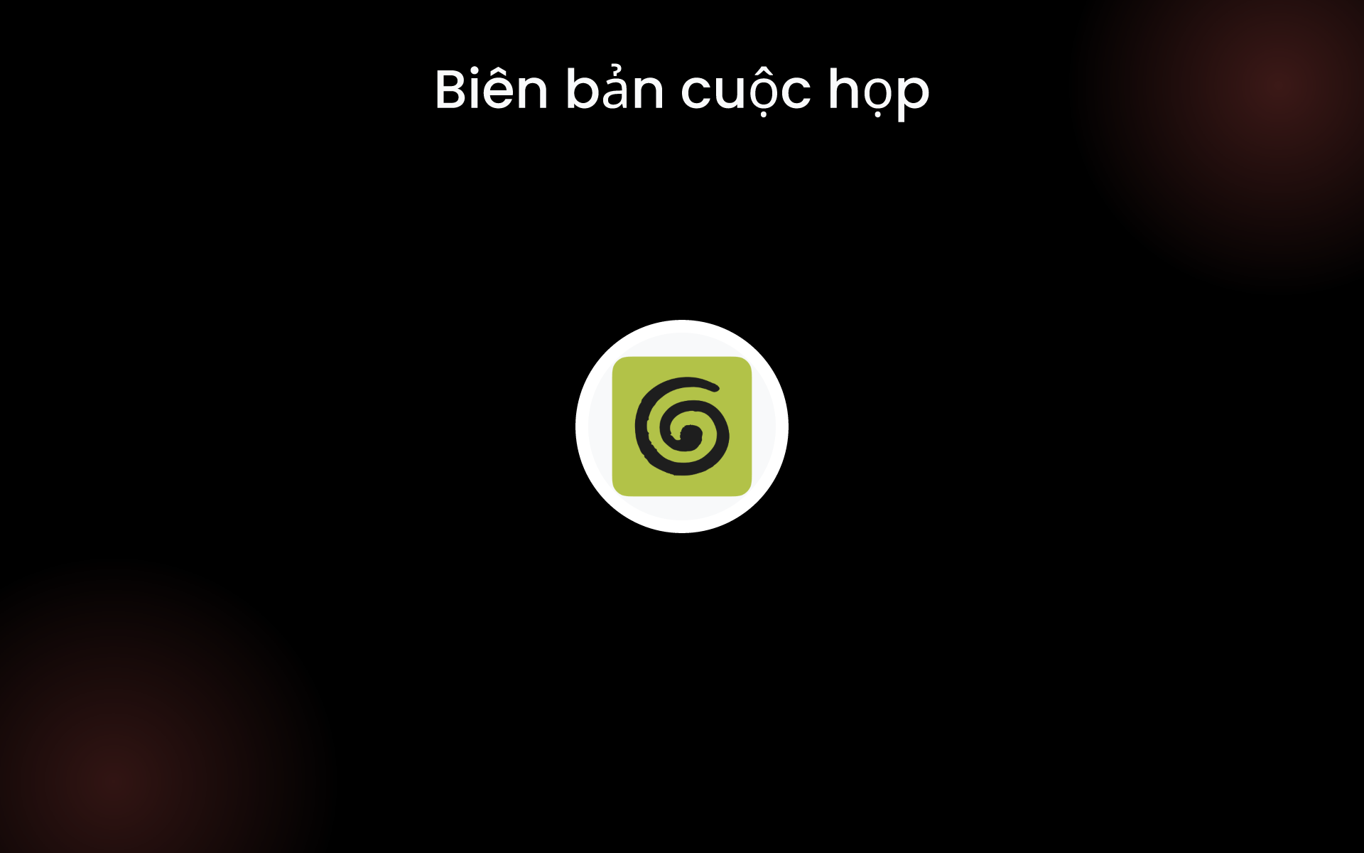 Biên bản cuộc họp tools