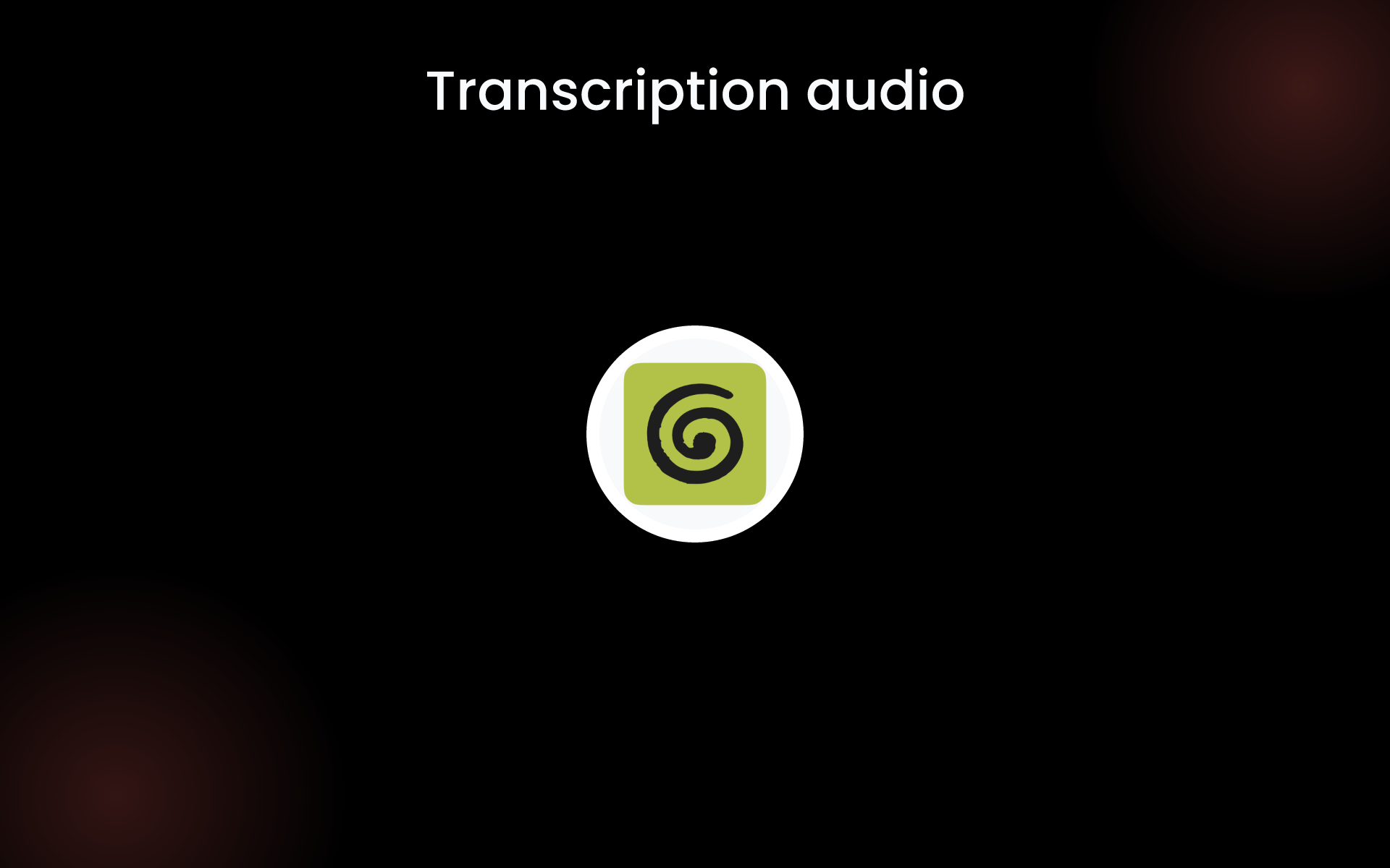 Transcription audio tools