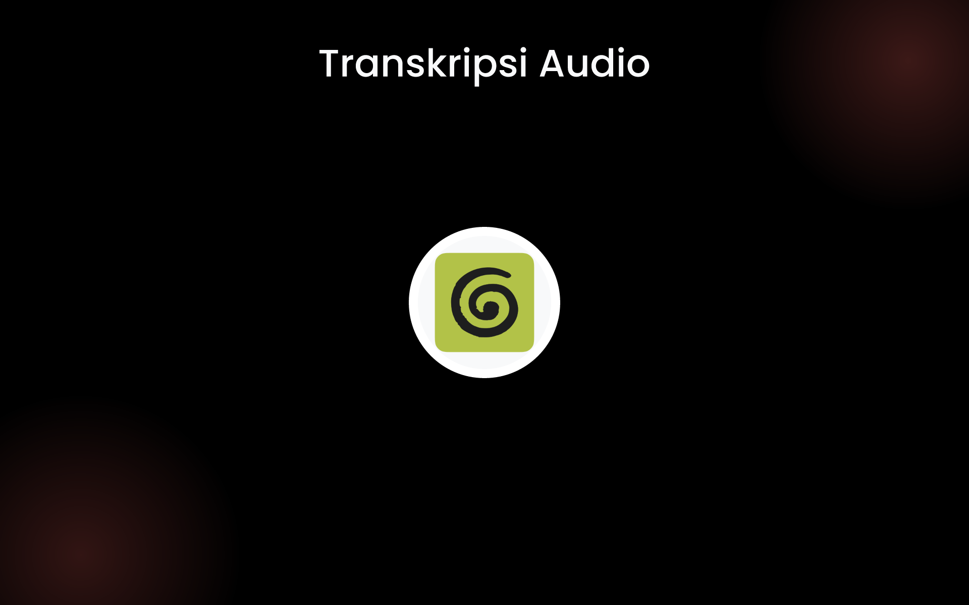 Transkripsi Audio tools