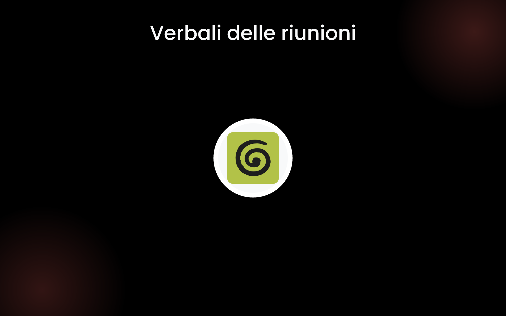 Verbali delle riunioni tools Verbali delle riunioni tools