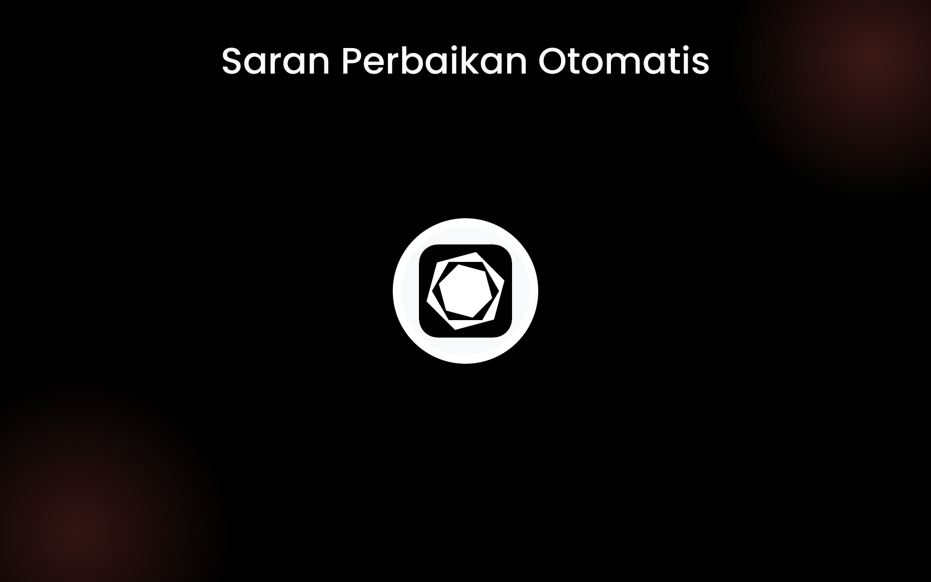 Saran Perbaikan Otomatis tools