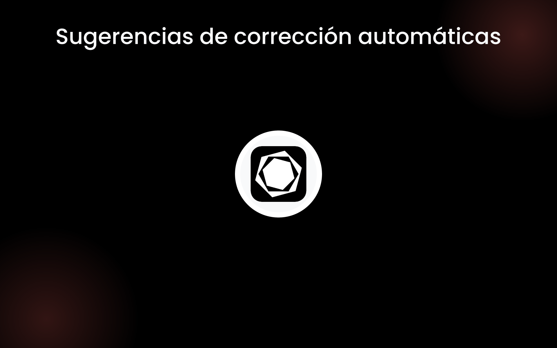 Sugerencias de corrección automáticas tools