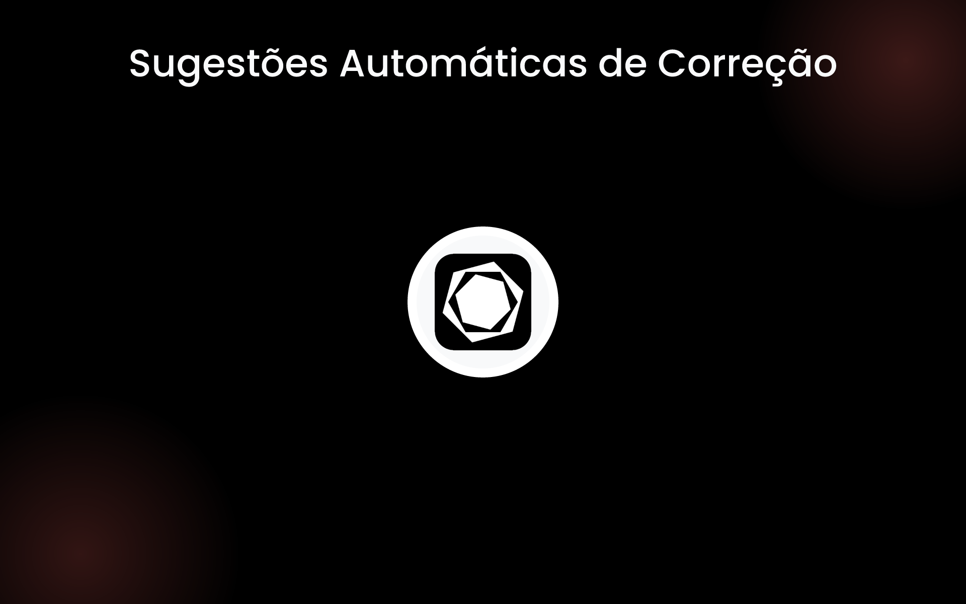 Sugestões Automáticas de Correção tools Sugestões Automáticas de Correção tools