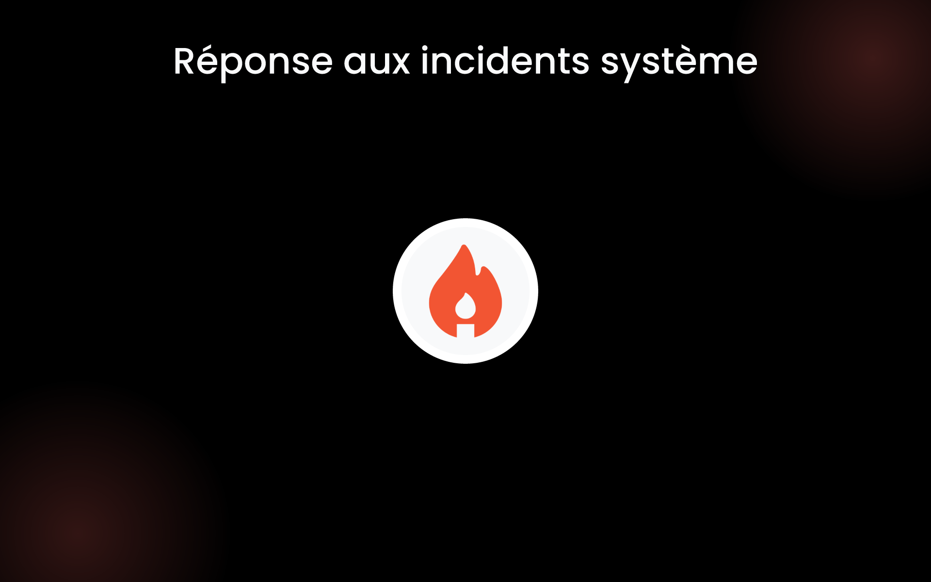 Réponse aux incidents système tools