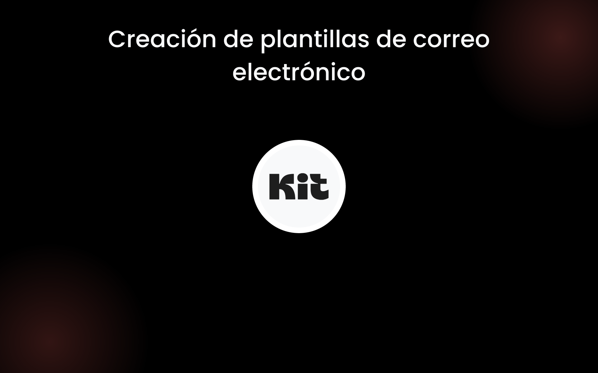 Creación de plantillas de correo electrónico tools