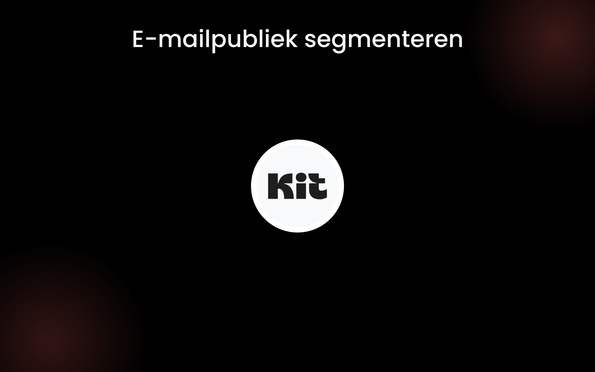 E-mailpubliek segmenteren tools E-mailpubliek segmenteren tools