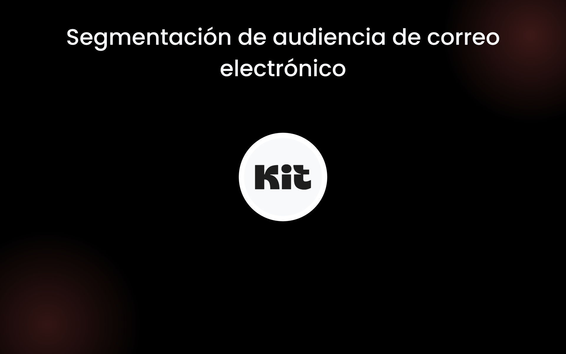 Segmentación de audiencia de correo electrónico tools