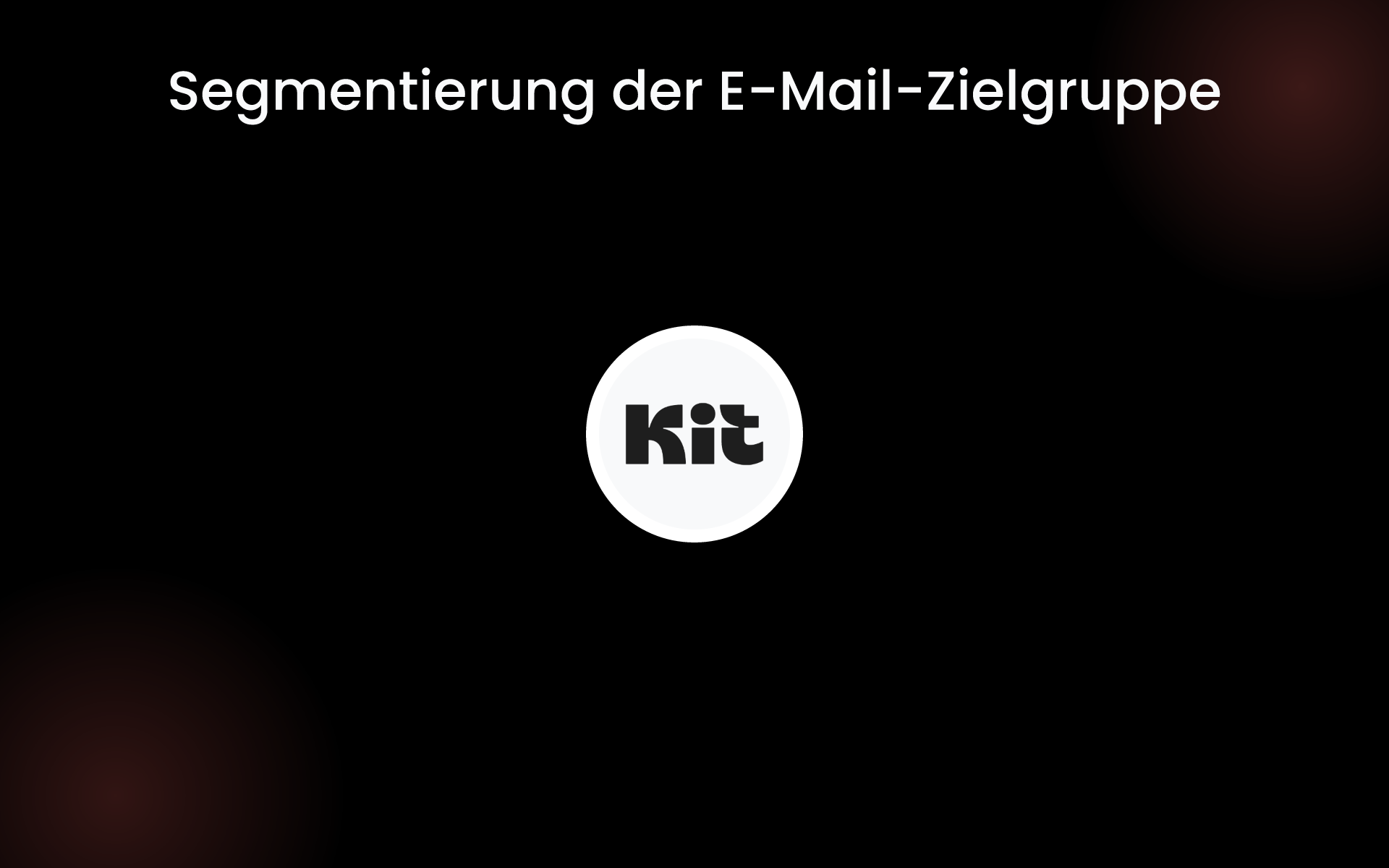 Segmentierung der E-Mail-Zielgruppe tools Segmentierung der E-Mail-Zielgruppe tools
