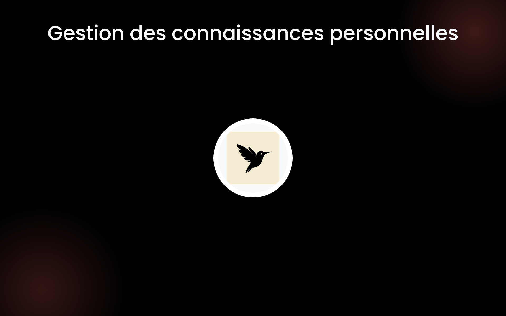 Gestion des connaissances personnelles tools