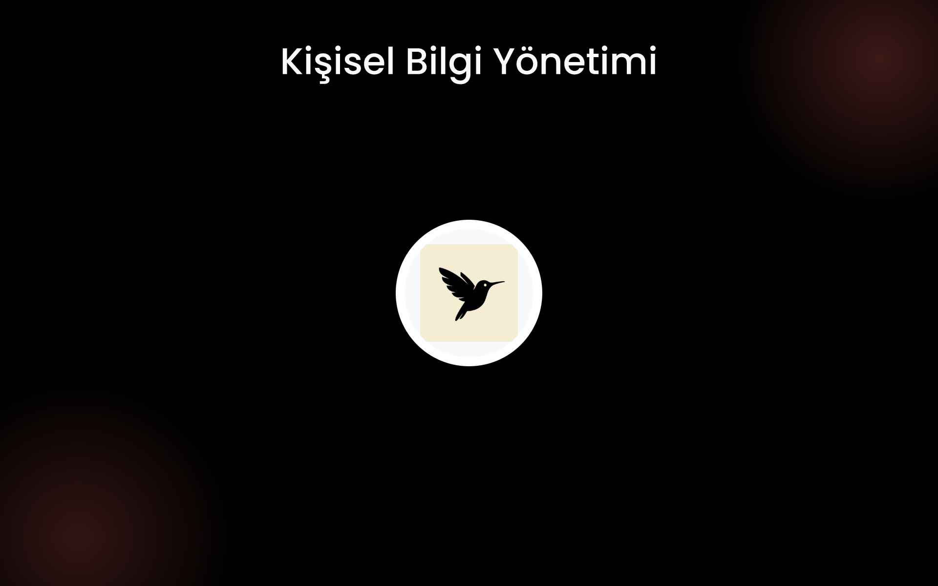 Kişisel Bilgi Yönetimi tools